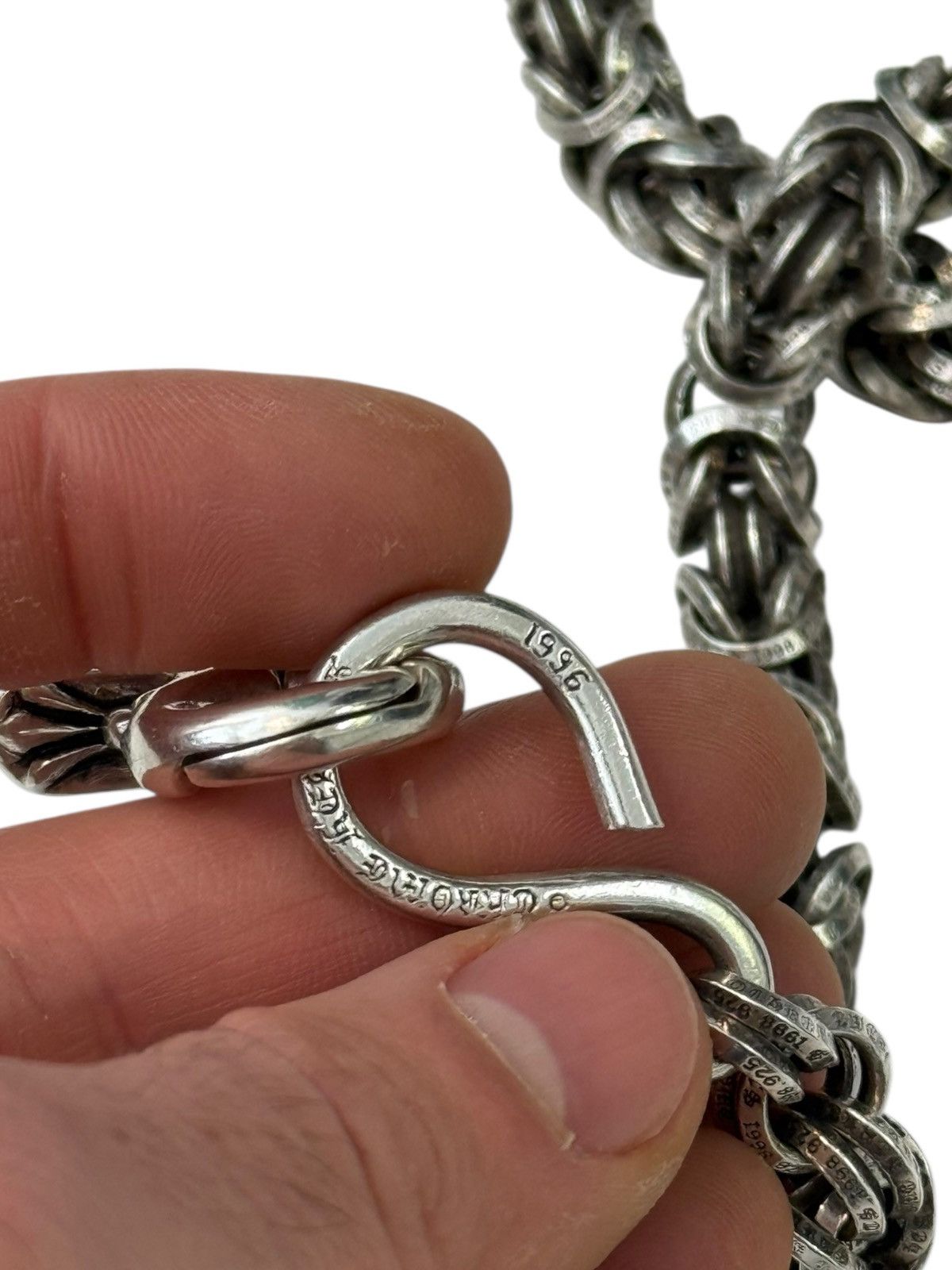 Chrome Hearts Interweave B Chain Wallet Rings Chain w Lobster Clasp Size ONE SIZE - 7 Thumbnail