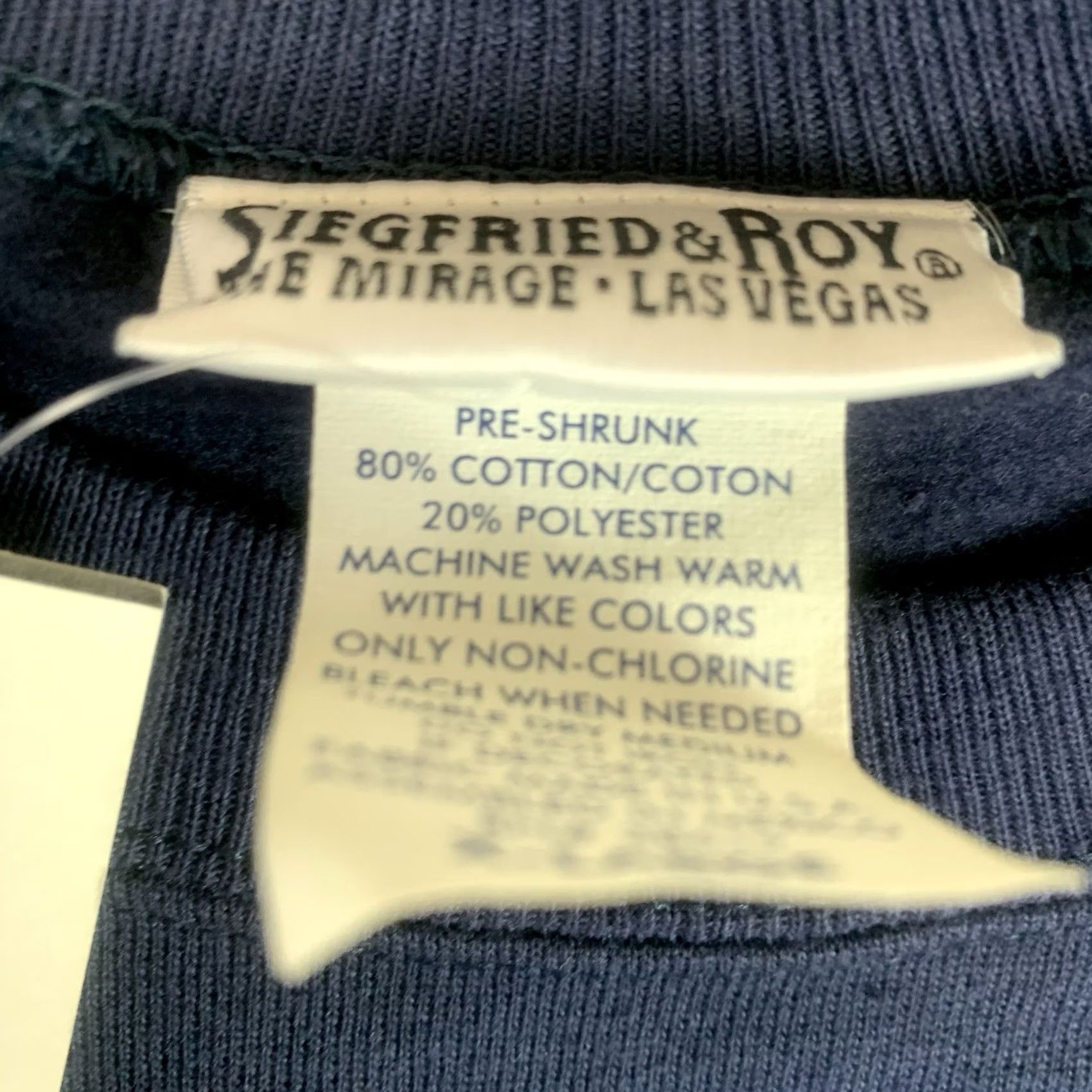 Vintage Siegfried & Roy Mirage Las Vegas Mens XL Sweater Blue USA vtg 90s NWT (issue) Size US XL / EU 56 / 4 - 5 Thumbnail