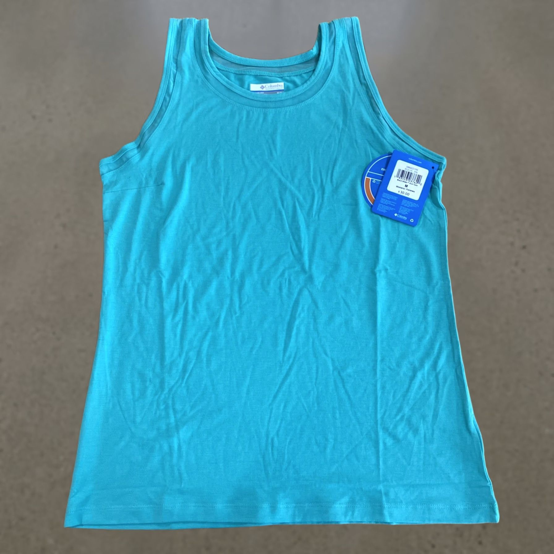 Vintage Columbia Slack Water Knit Tank II Womens Medium Blue Shirt UPF 50 Omni-Shade Size M / US 6-8 / IT 42-44 - 1 Thumbnail