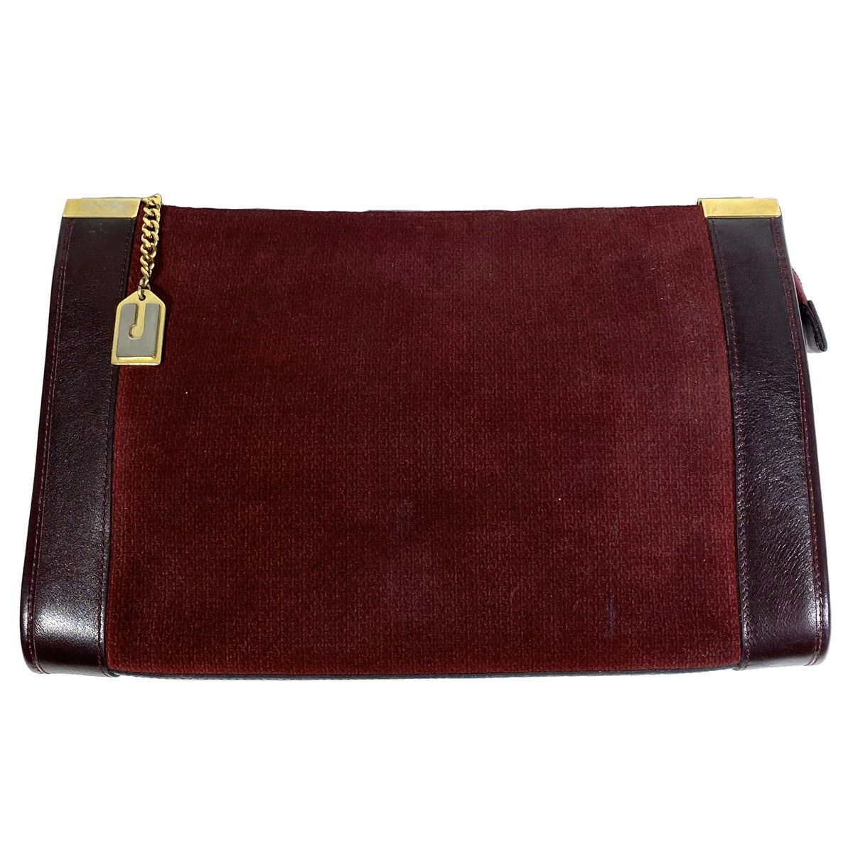 Charles Jourdan Sac Pochette Chic Cuir Velours Vintage Charles Jourdan Paris Size ONE SIZE - 3 Thumbnail