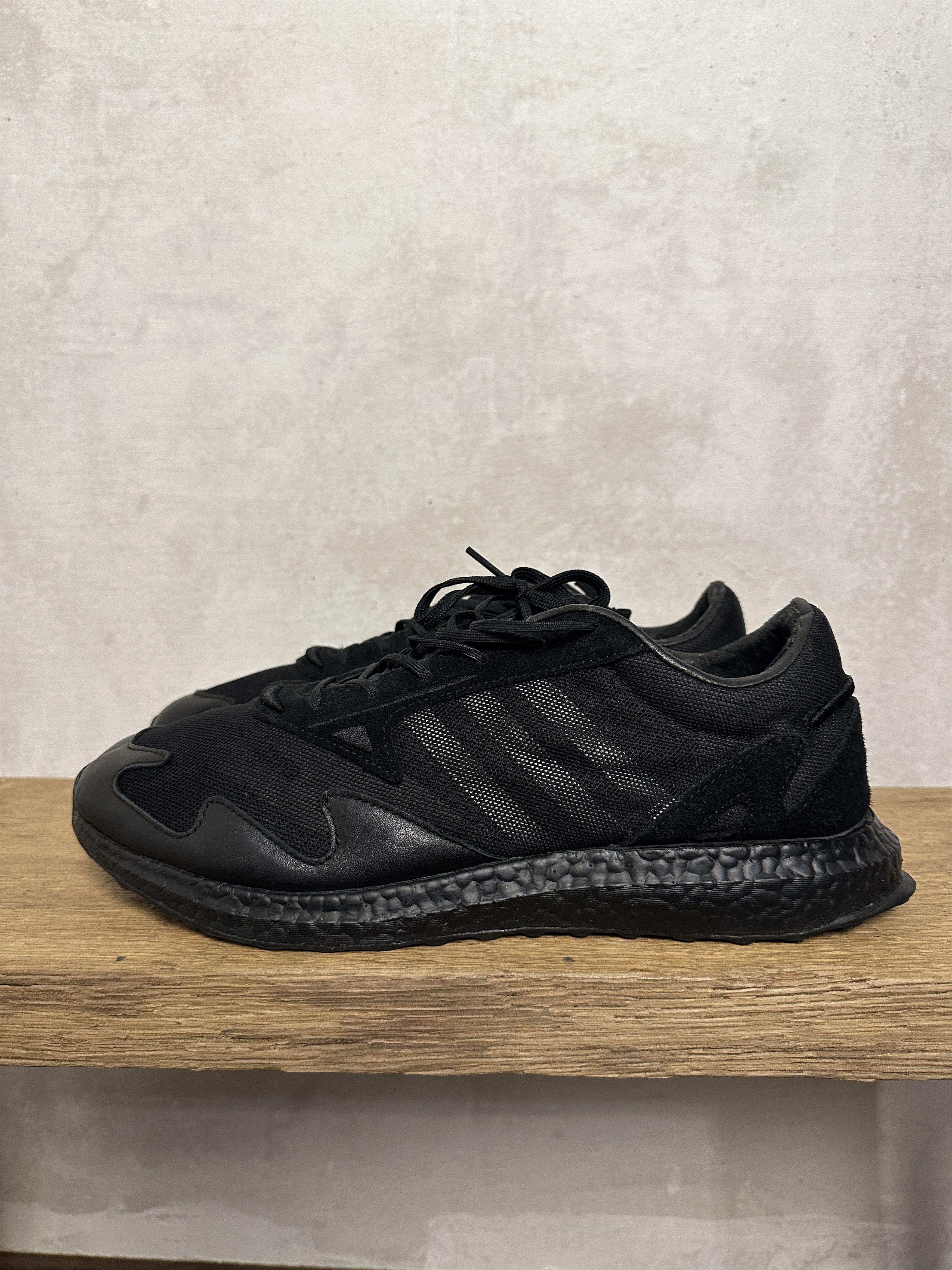 Adidas Y-3 Rhisu Run Black Sneakers Size US 12 / EU 45 - 1 Thumbnail