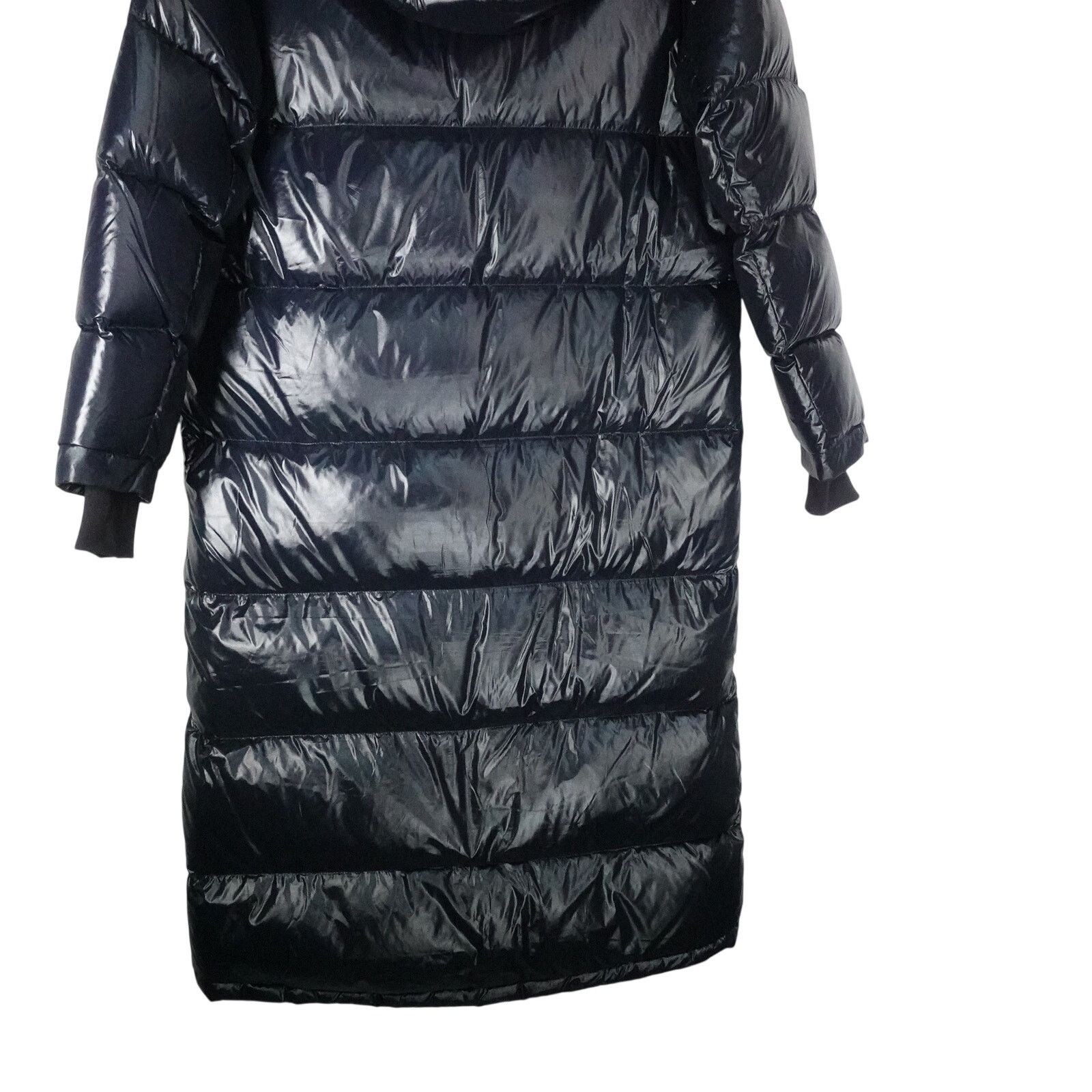 Quince EUC Quince Small Responsible Down Long Puffer Shiny Black Size S / US 4 / IT 40 - 13 Thumbnail