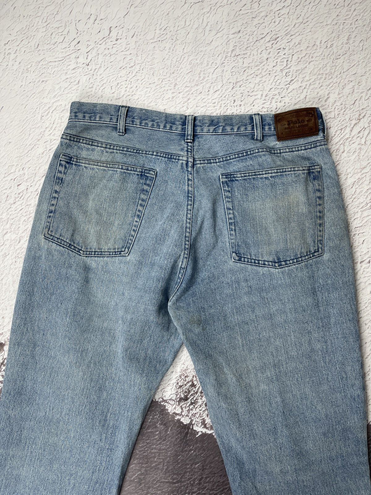 Polo Ralph Lauren Polo Ralph Lauren vintage blue faded distressed jeans denim Size US 36 / EU 52 - 15 Thumbnail