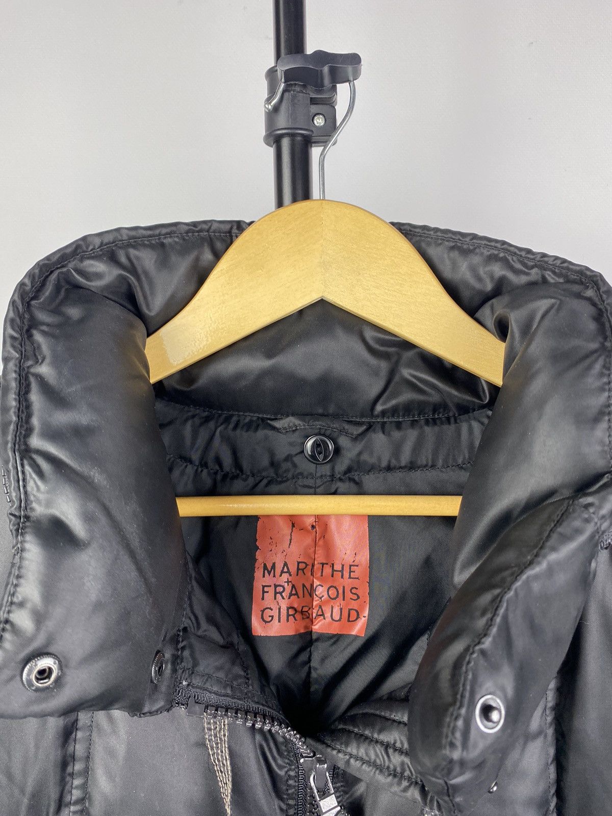 Designer × Marithe + Francois Girbaud RARE🔥MARITHE FRANCOIS GIRBAUD BELTED BLACK GOTHIC JACKET Y2K Size L / US 10 / IT 46 - 3 Thumbnail