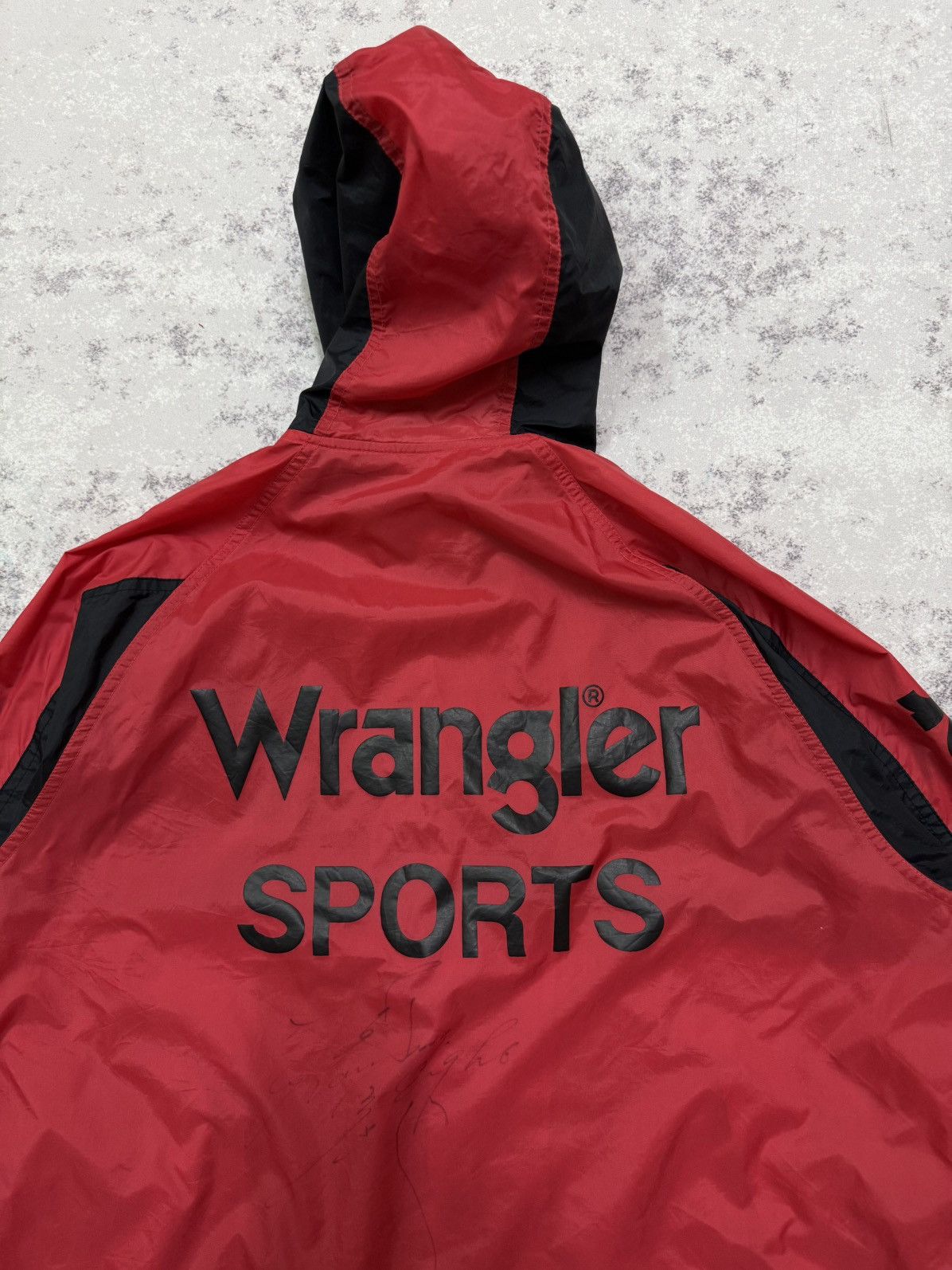 Wrangler VINTAGE 90s WRANGLER SPORTS BIGLOGO HIT COACH WINDBREAKER Size US XL / EU 56 / 4 - 14 Thumbnail