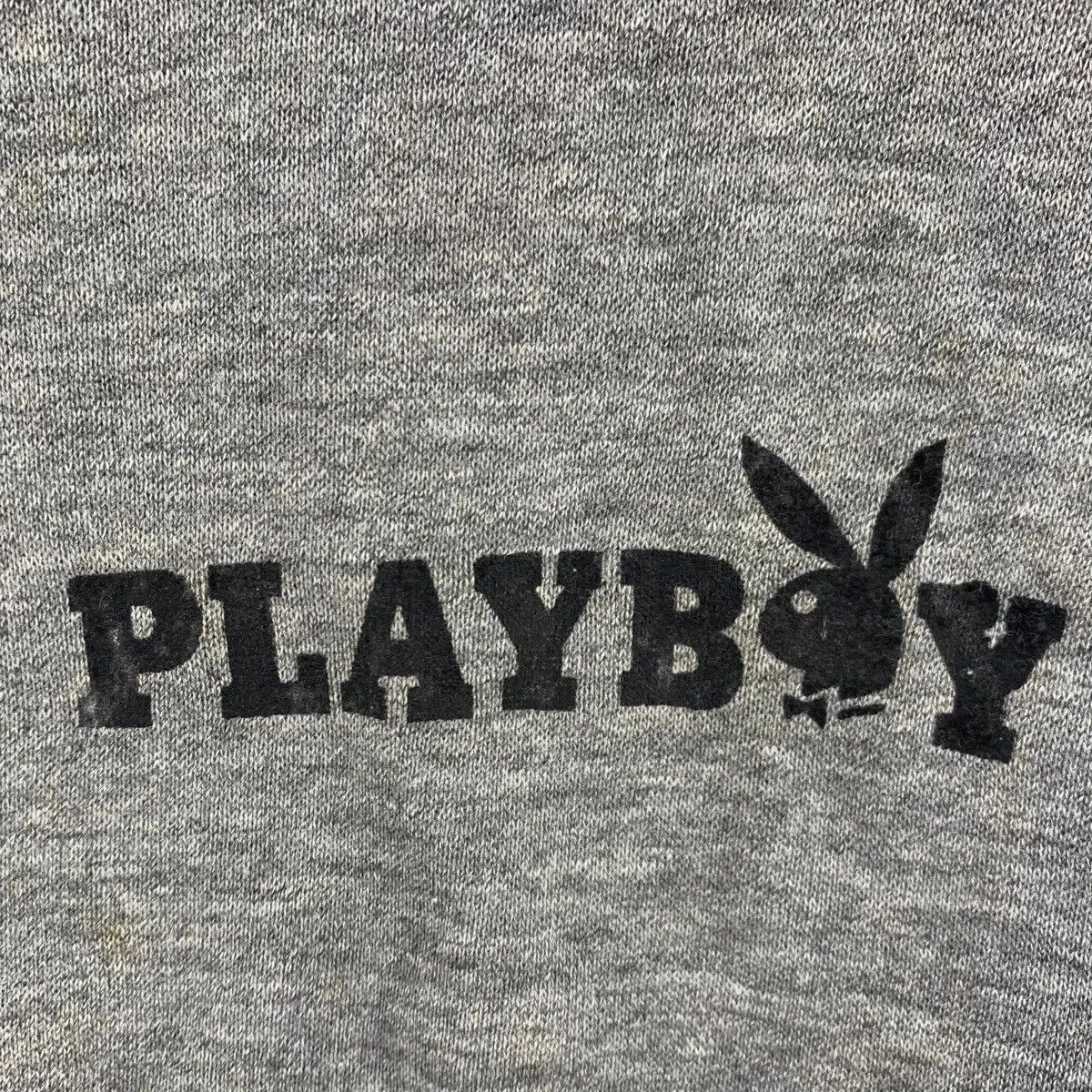 Playboy Vintage 90’ PLAYBOY BUNNY MAGAZINE Embossed Crewneck Size US L / EU 52-54 / 3 - 3 Thumbnail