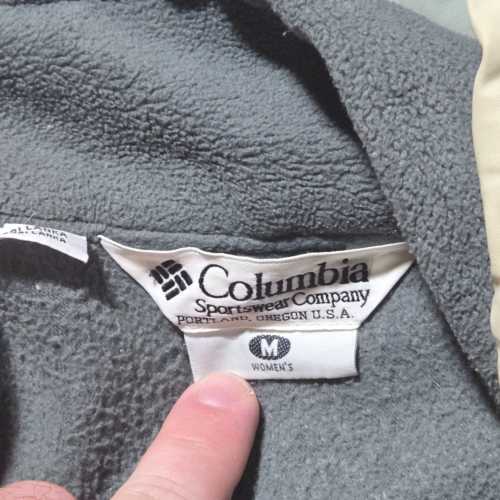 Vintage VINTAGE Columbia Womens Jacket Gray Black Sunrise Peak Hooded Full Zip Softshell Winter Fall Spring Casual Workwear M Size M / US 6-8 / IT 42-44 - 3 Thumbnail