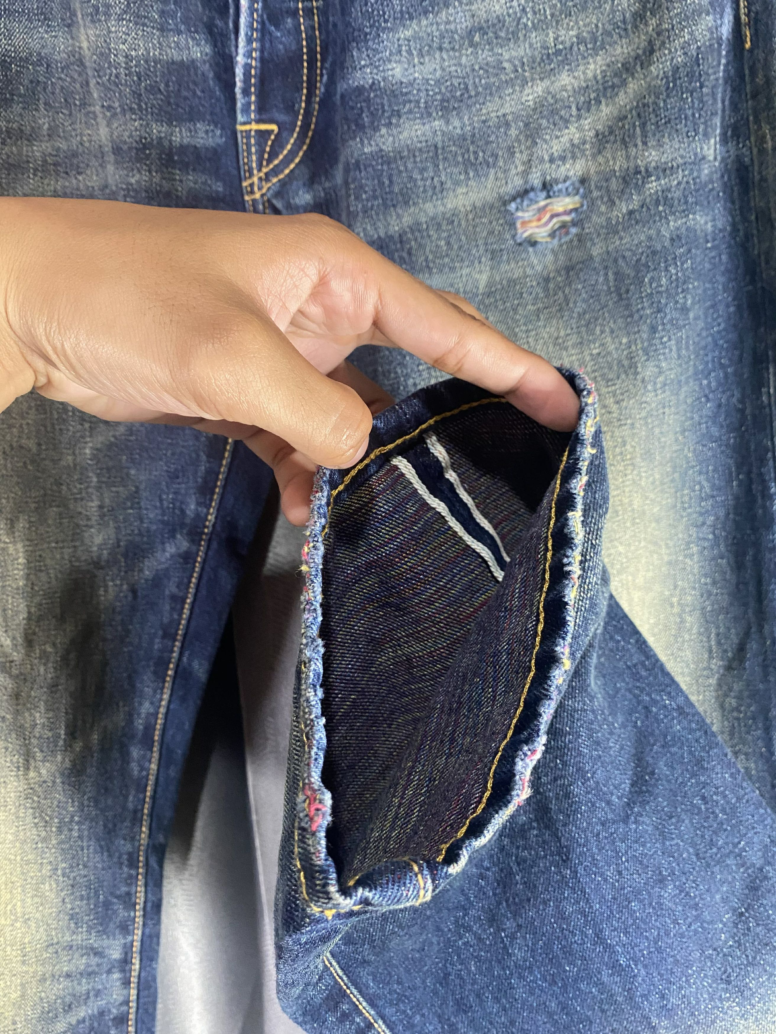 RRL Ralph Lauren RALPH LAUREN DOUBLE RL - RRL - LOW STRAIGHT SELVEDGE DENIM Size US 29 - 7 Thumbnail