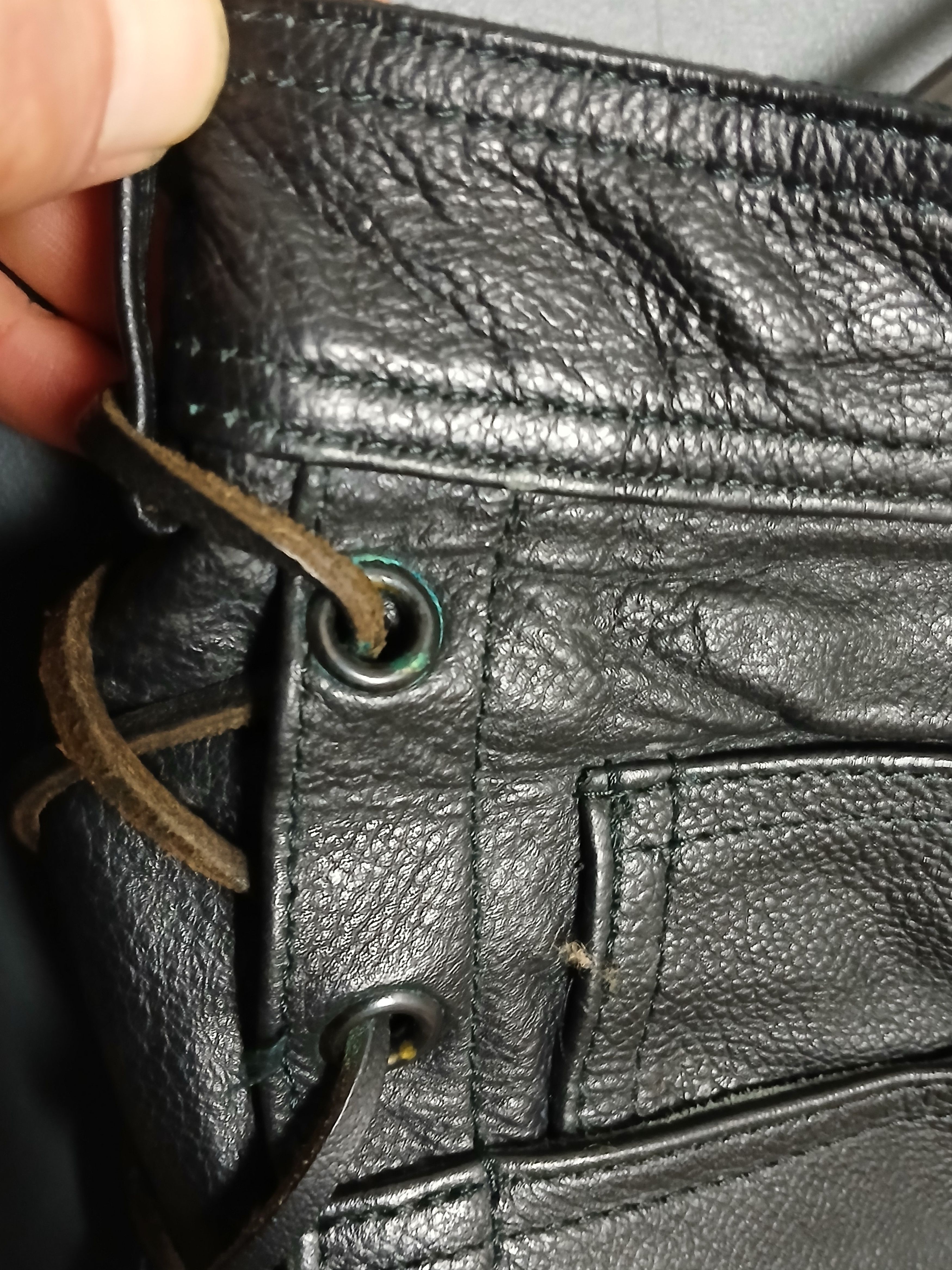 Leather Vintage Takai Leather Pants Size US 38 / EU 54 - 16 Thumbnail