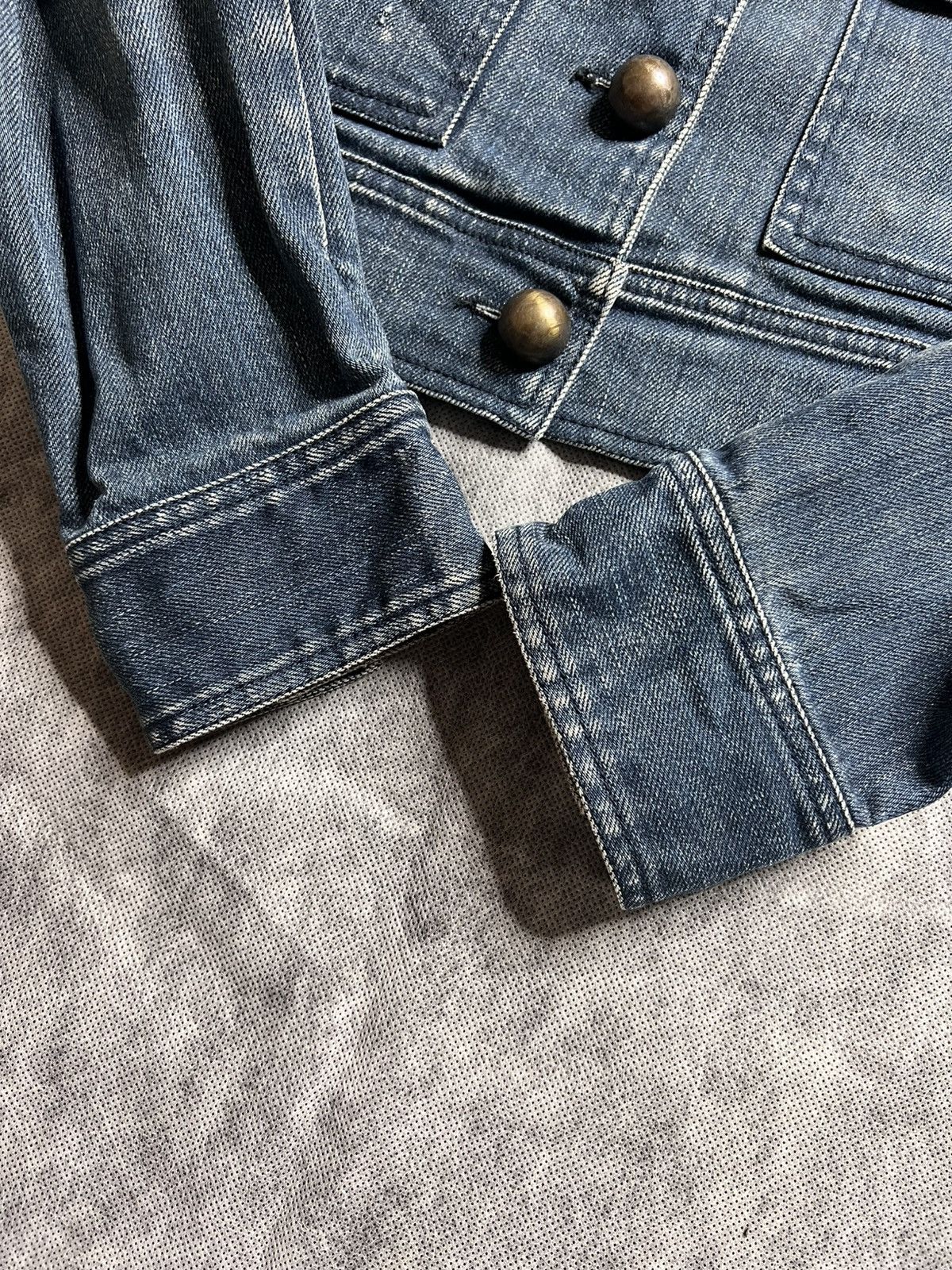 Lanvin LANVIN LOVES ACNE JEANS DENIM JACKET sz 38 WOMEN Size XS / US 0-2 / IT 36-38 - 10 Thumbnail
