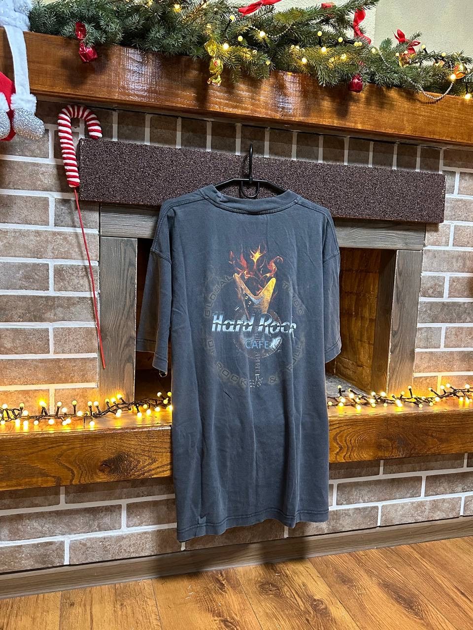 Hard Rock Cafe × Vintage Hard Rock Cafe 1998 Guitar Melbourne Size US XL / EU 56 / 4 - 1 Thumbnail