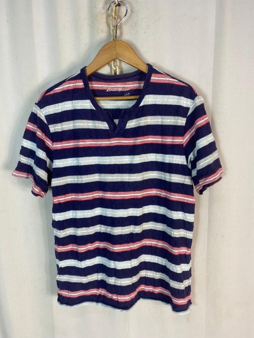 Eddie Bauer multicolor stripe tshirt