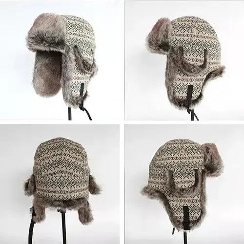 Other Faux Fur Trapper Snow Cap Size ONE SIZE - 3 Thumbnail