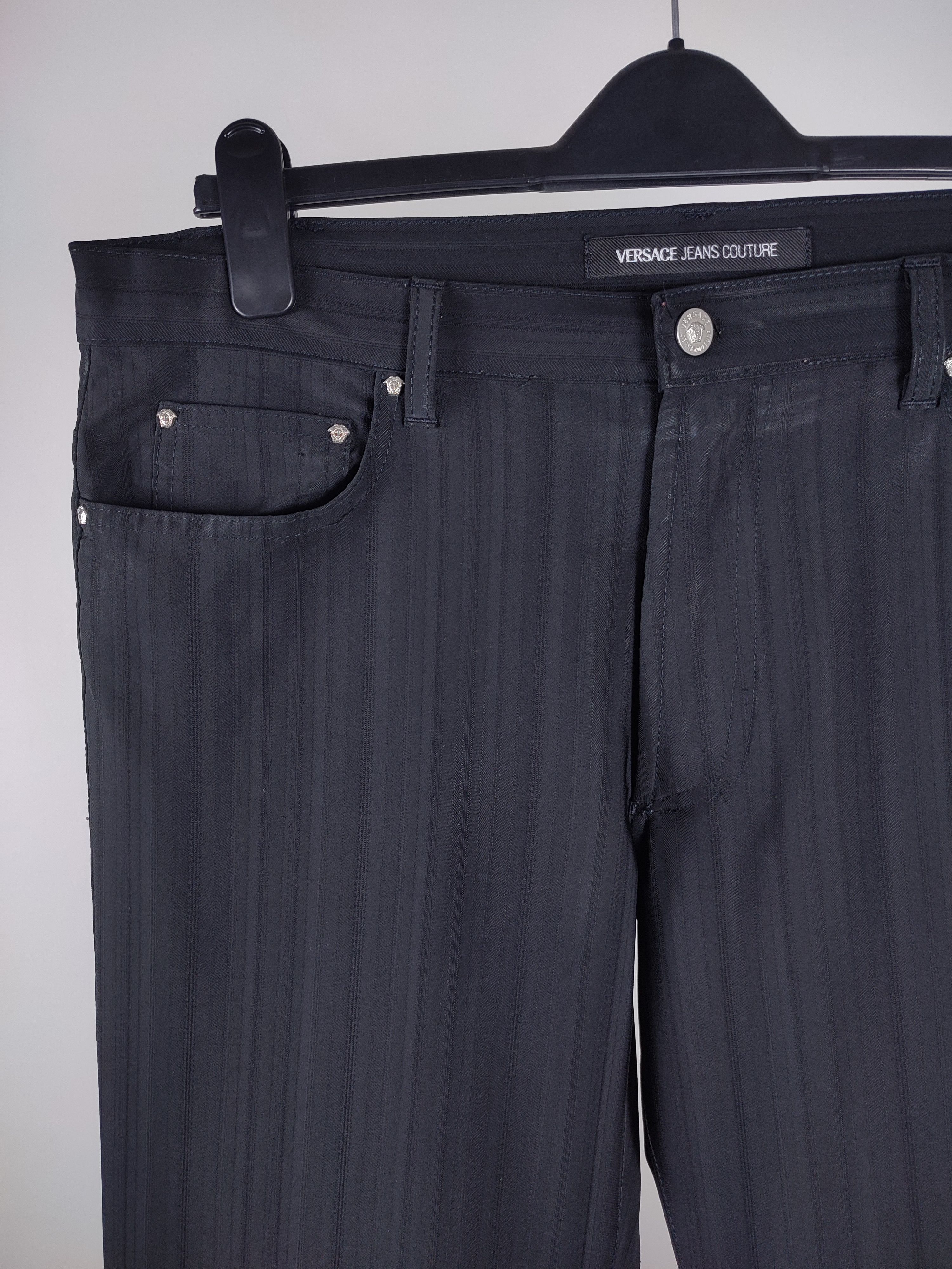Versace Versace Vintage Striped Stretchy Trousers Pants Size US 36 / EU 52 - 7 Thumbnail