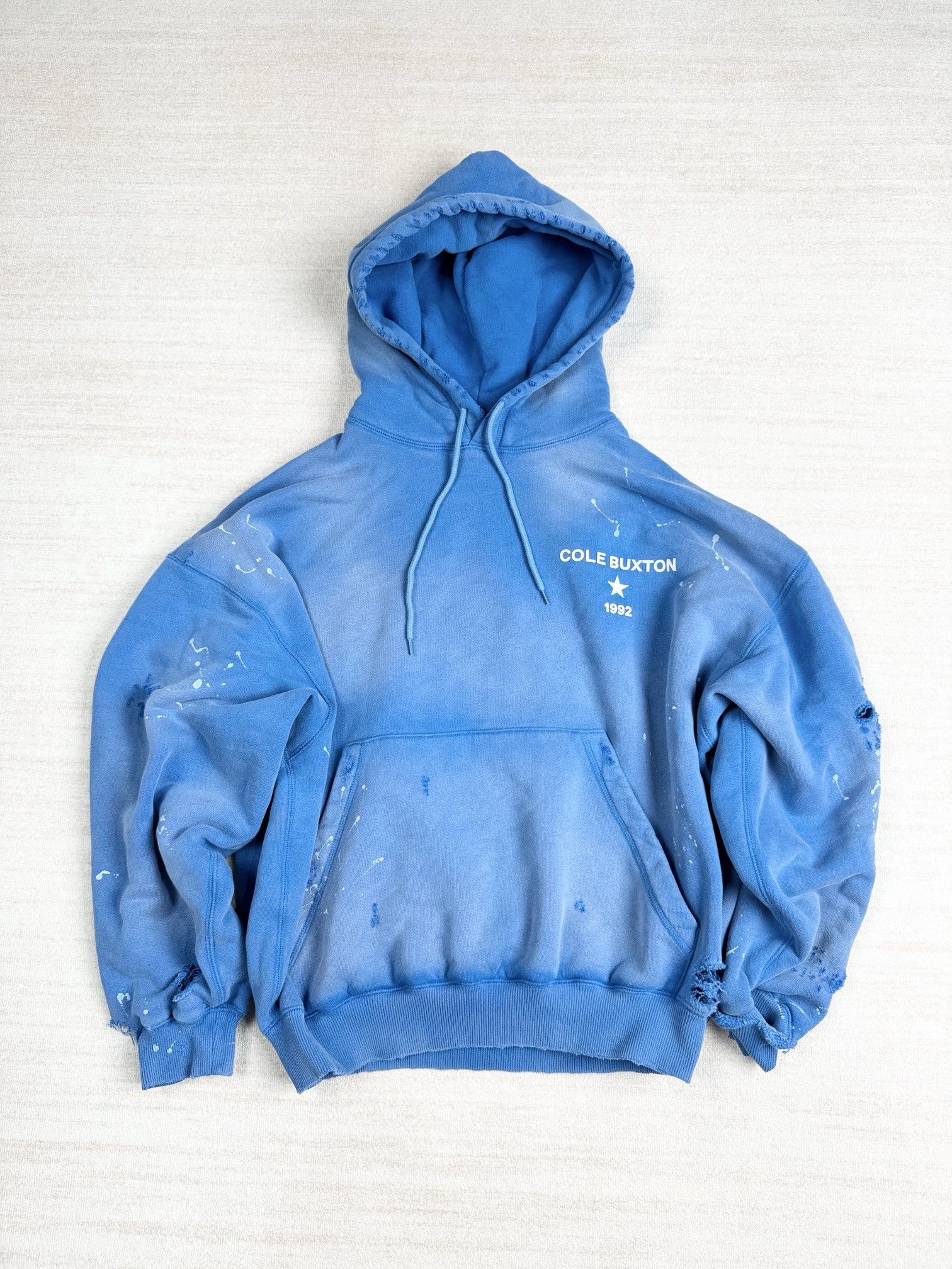 distressed hoodie S
