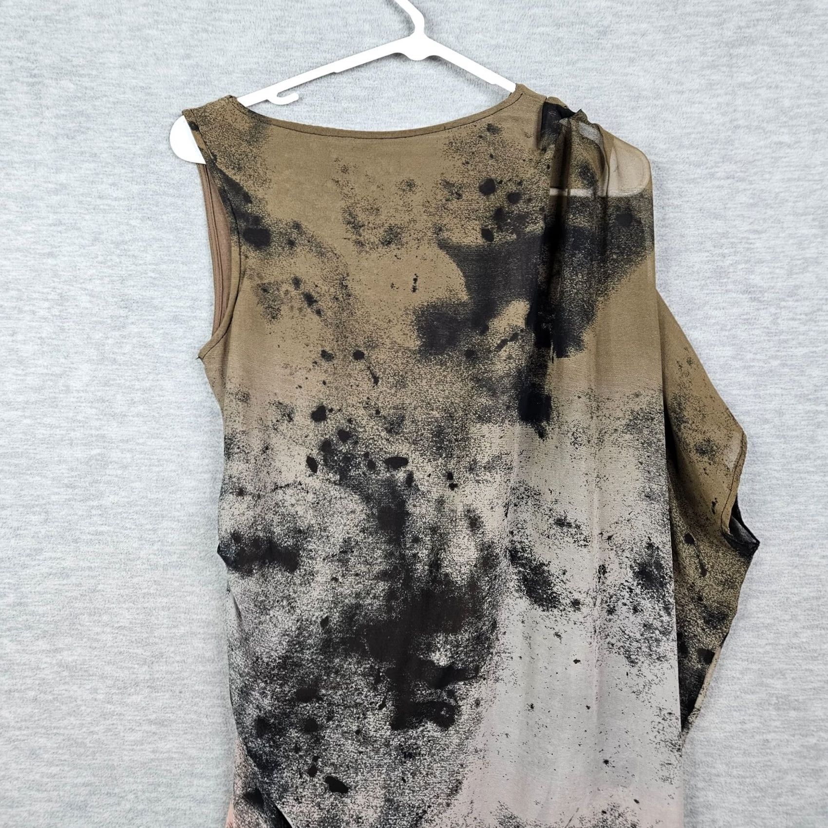 Vintage Religion Dress Sleeveless XS Brown A-Line Women's Size XS / US 0-2 / IT 36-38 - 3 Thumbnail