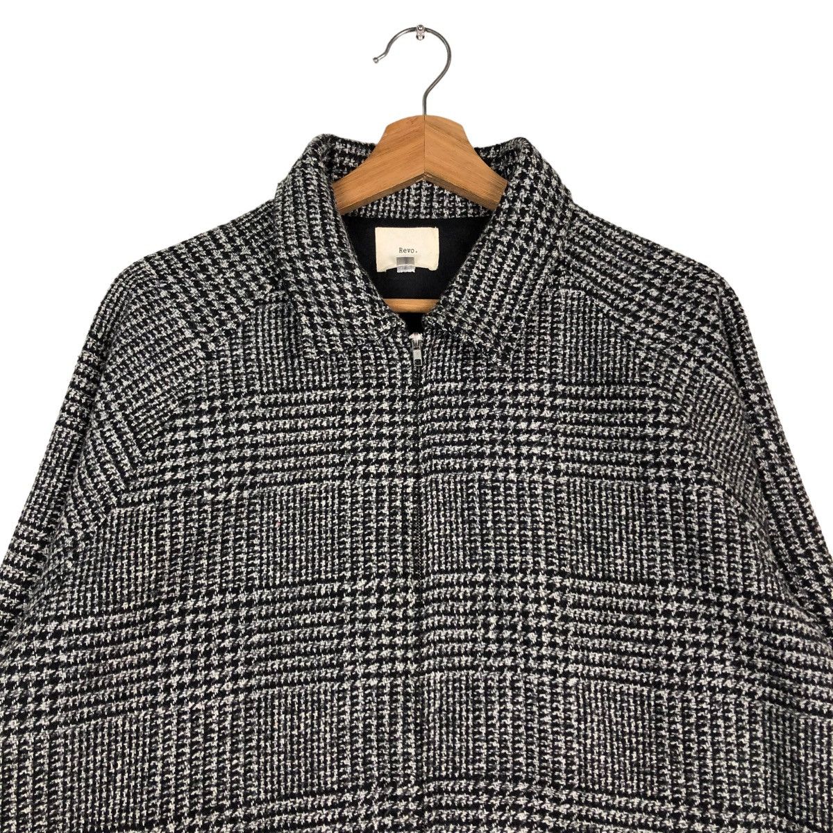 Vintage 🔥VINTAGE BIKER JACKET WOOL REVO JAPAN MADE Size US M / EU 48-50 / 2 - 4 Thumbnail