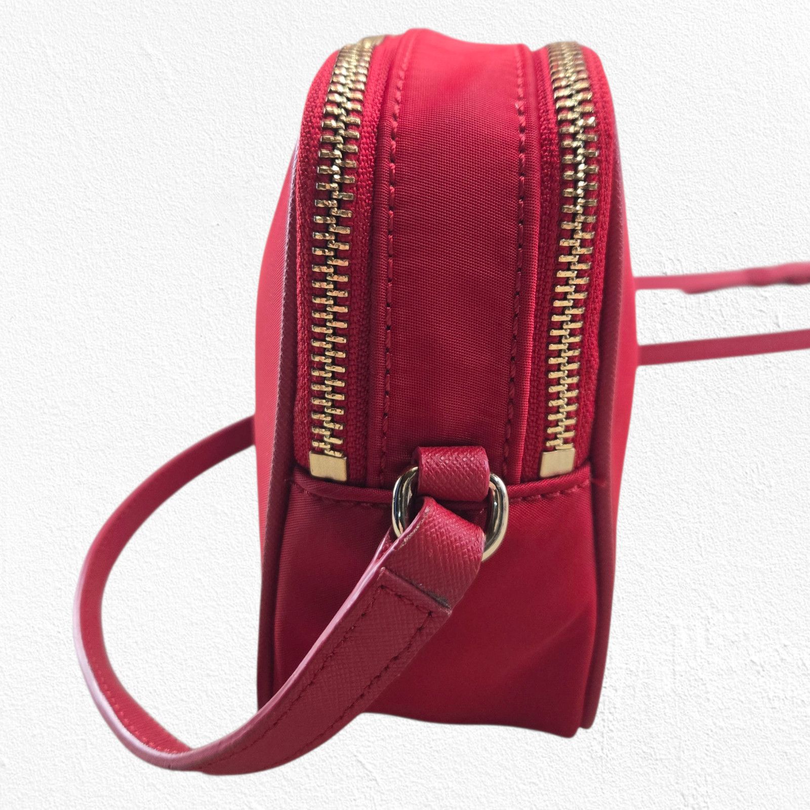 Kate Spade Red Nylon Crossbody Bag Purse Adjustable Strap Size ONE SIZE - 15 Thumbnail