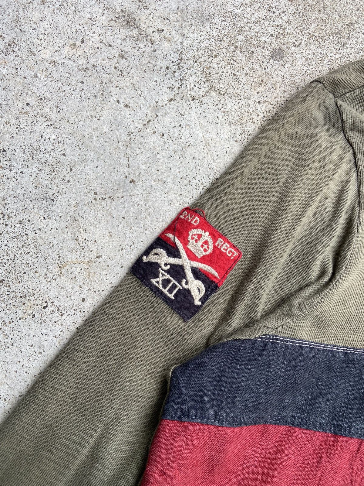 Polo Ralph Lauren 1990s Polo Ralph Lauren Essential Military 2nd Regiment Size US L / EU 52-54 / 3 - 2 Thumbnail