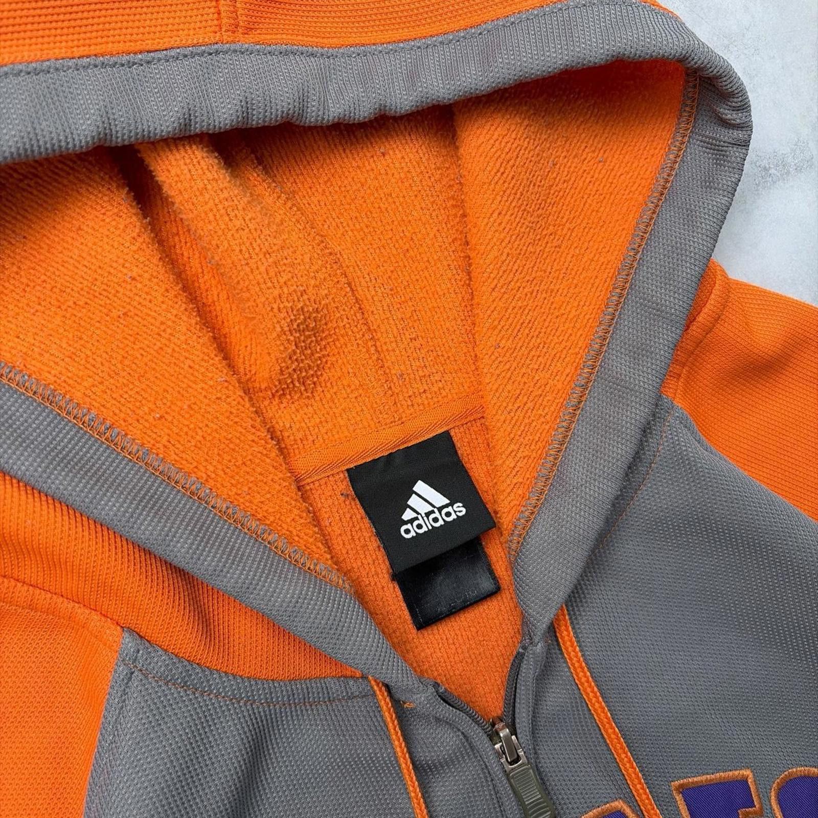 Adidas Y2K Orange Adidas NBA Phenix Suns Baggy Skater Zip Up Hoodie Size US XL / EU 56 / 4 - 6 Thumbnail
