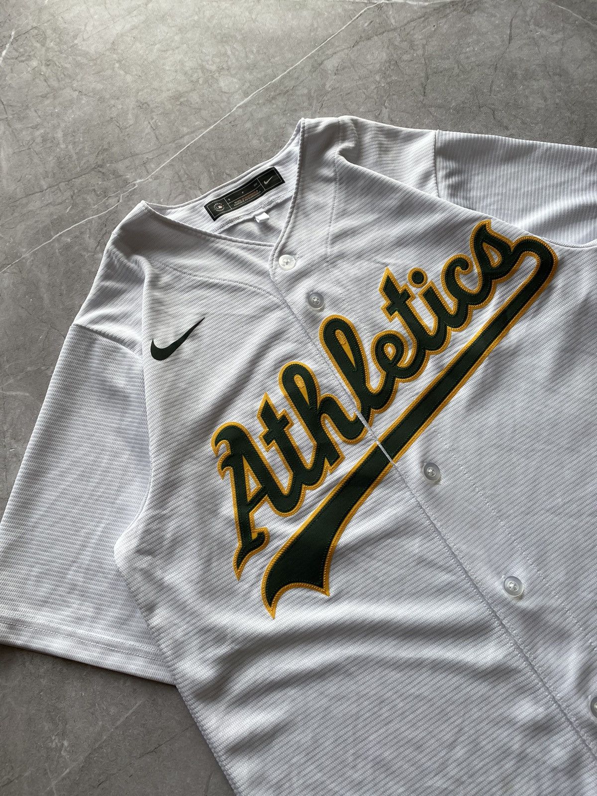 Nike Nike Team MLB Oakland Athletics Home White Jersey 2022 Size US S / EU 44-46 / 1 - 3 Thumbnail