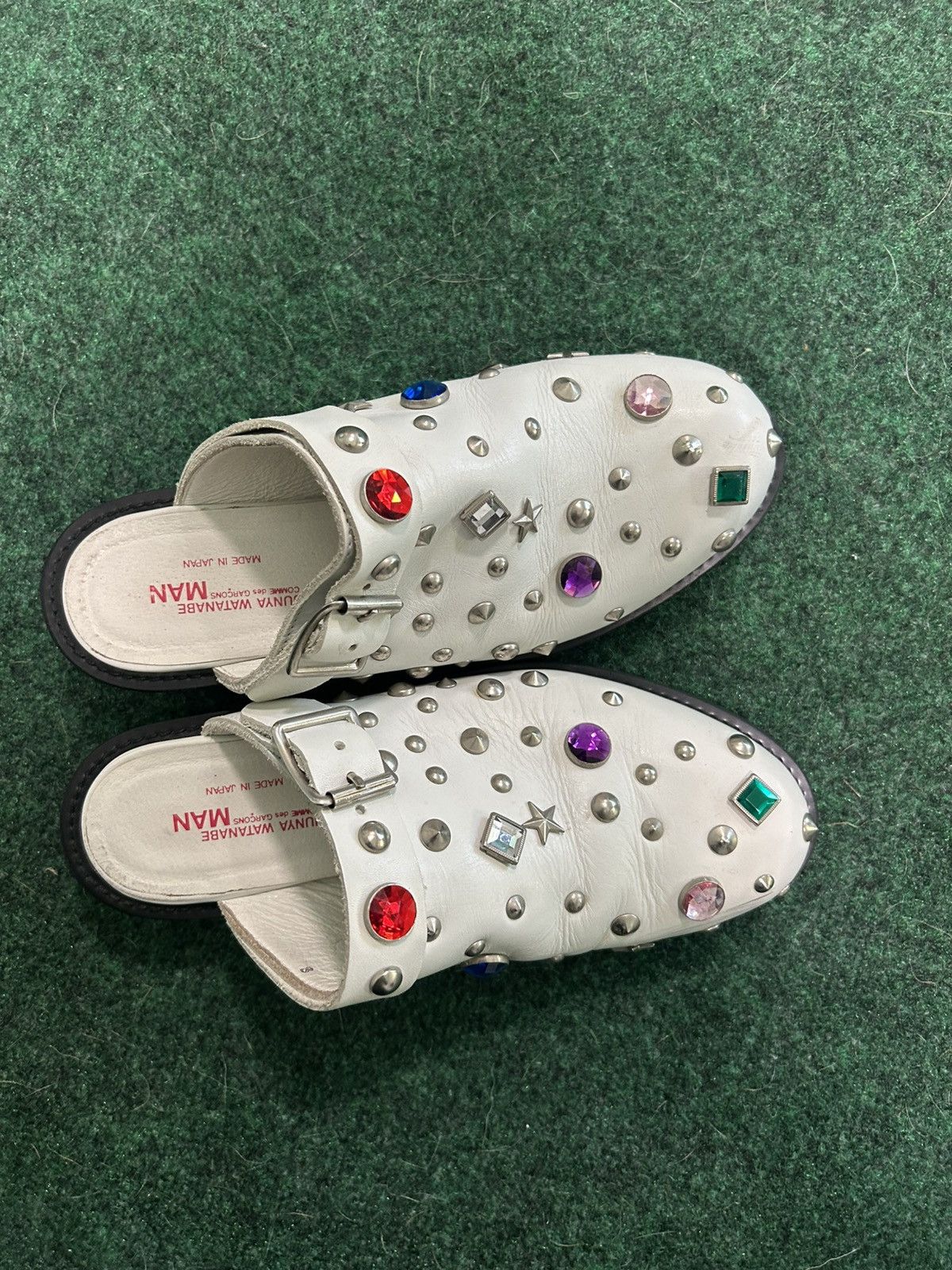 Comme des Garcons AW02 Junya Watanabe Jeweled Mules Size US 7 / EU 40 - 11 Thumbnail