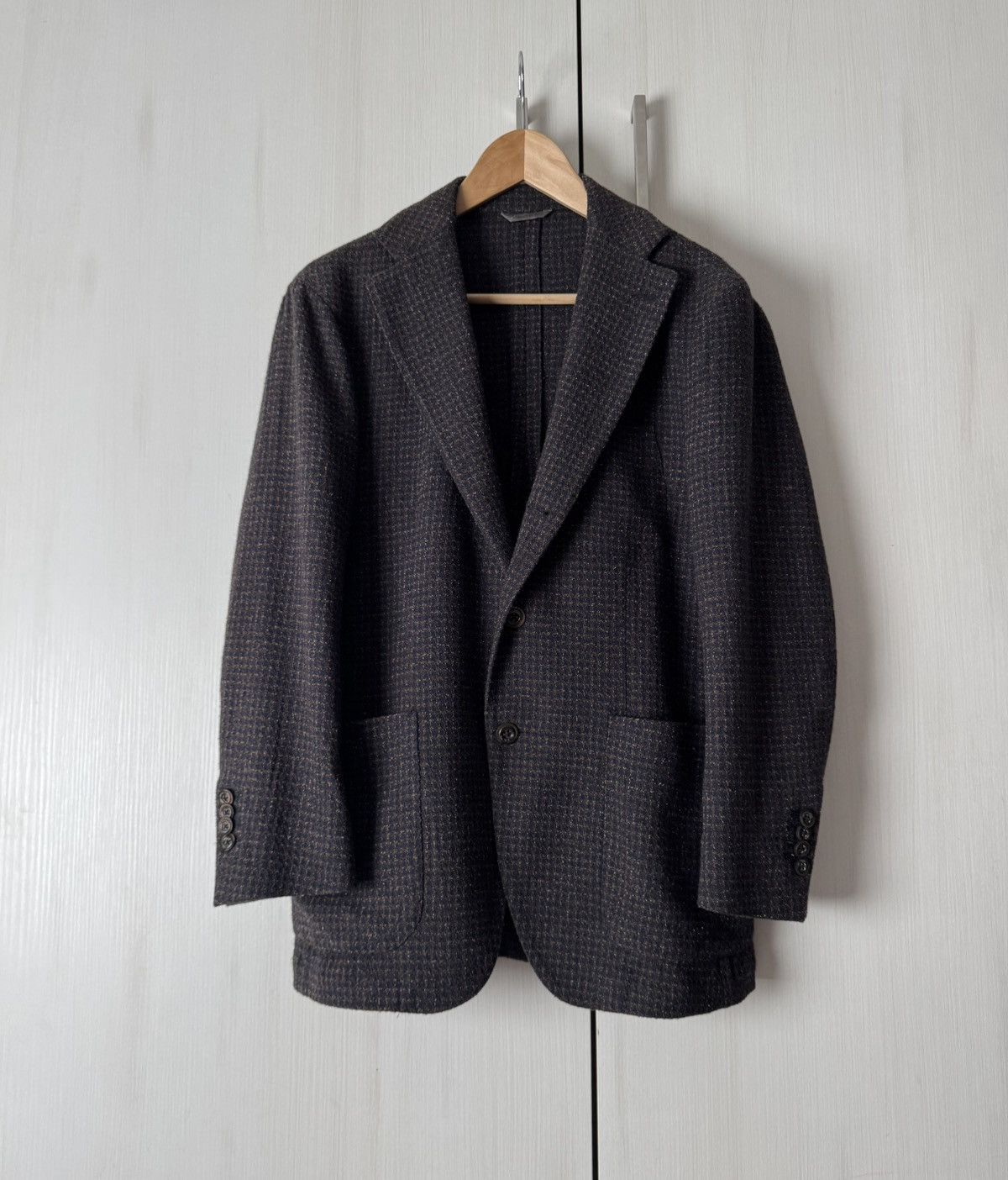 Manuel Ritz Manuel Ritz Wool blend Textured blazer mens size 50 Size 40R - 1 Thumbnail