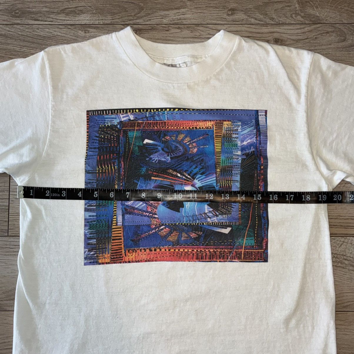 Other 90s Fractal Optical Illusion tee shirt Size US L / EU 52-54 / 3 - 5 Thumbnail