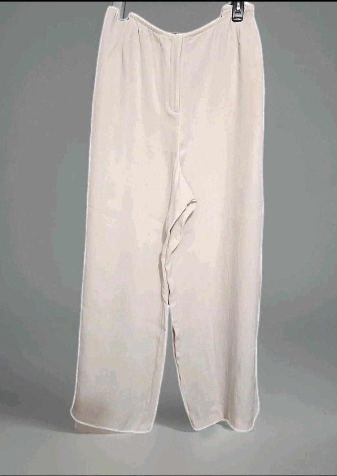 Eileen Fisher Eileen Fisher Plus Size 3X Wide Leg Cropped Pants 42x27 Size 42" / US 20 - 1 Thumbnail