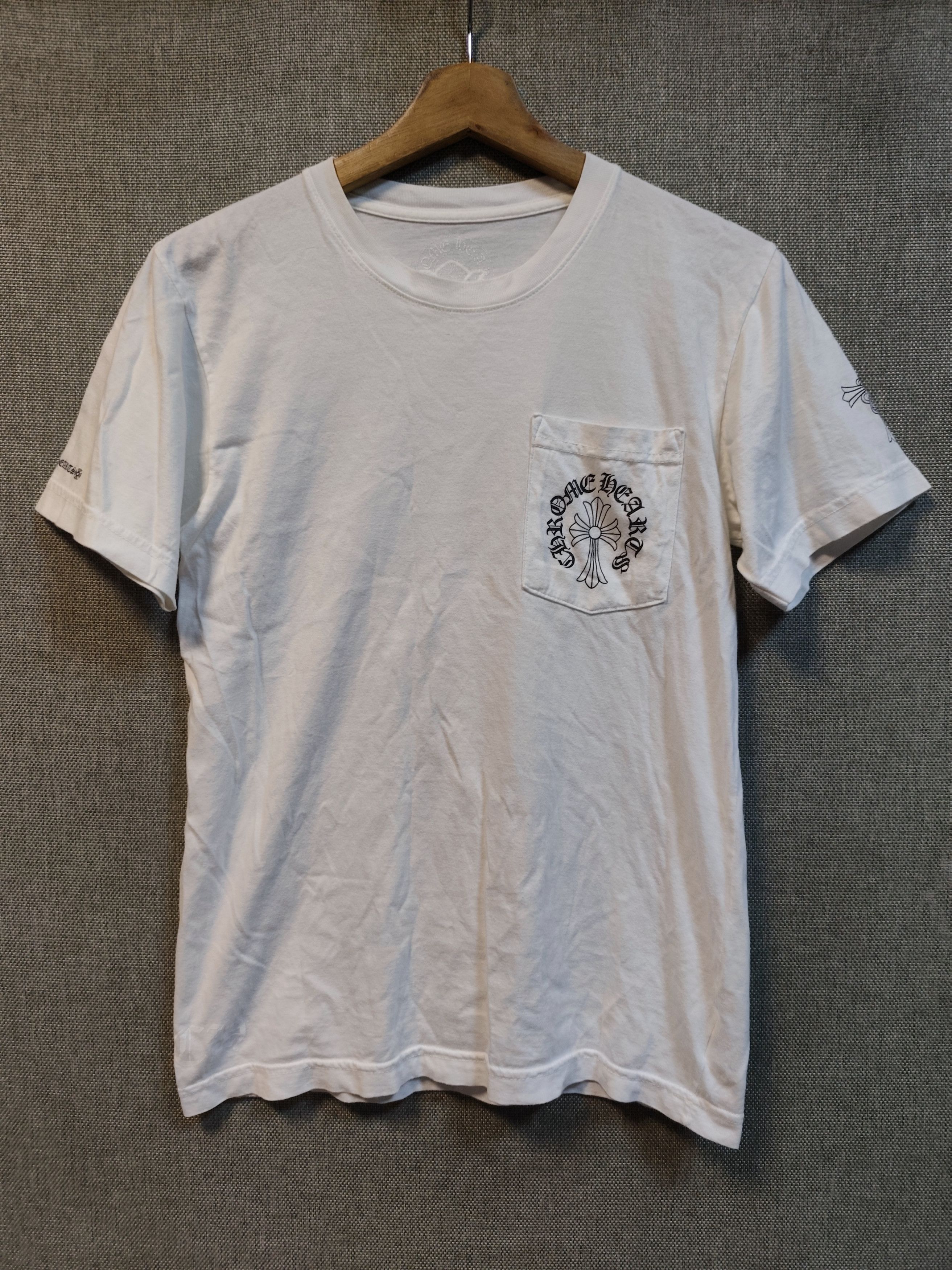 Chrome Hearts Chrome Hearts Horseshoe Logo Pocket Tee Size US S / EU 44-46 / 1 - 1 Thumbnail