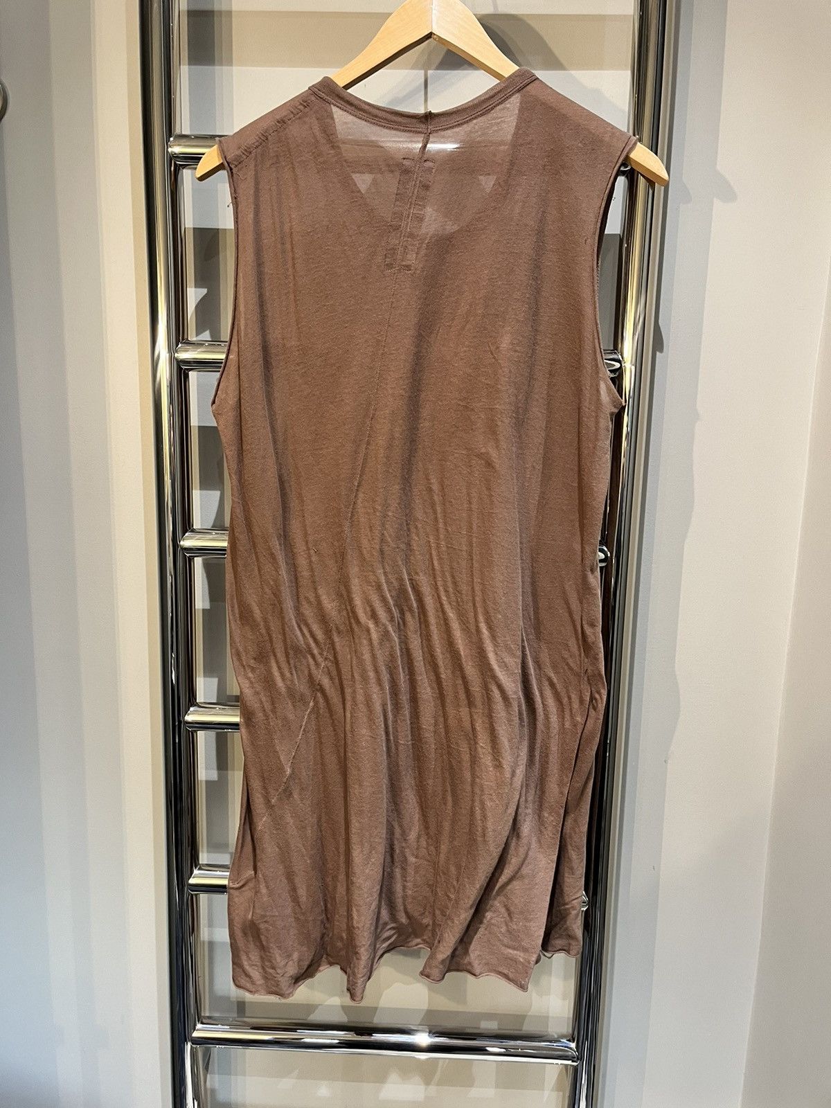 Rick Owens Rick Owens Mainline Bias Cut Anthem SS11 Sleeveless Tee Size US XS / EU 42 / 0 - 11 Thumbnail