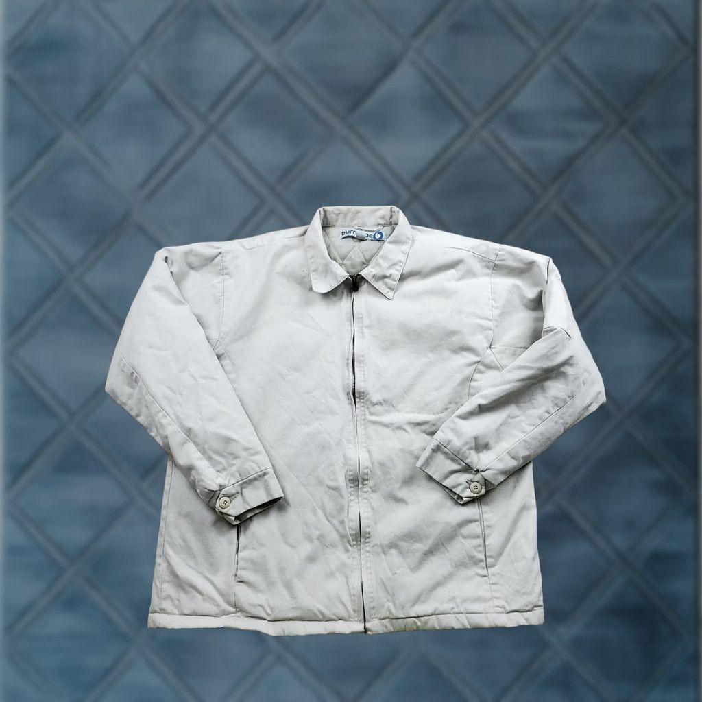Burnside VINTAGE Burnside Jacket Mens L Beige Full Zip Quilted Workwear Skater Y2K Size US L / EU 52-54 / 3 - 1 Thumbnail