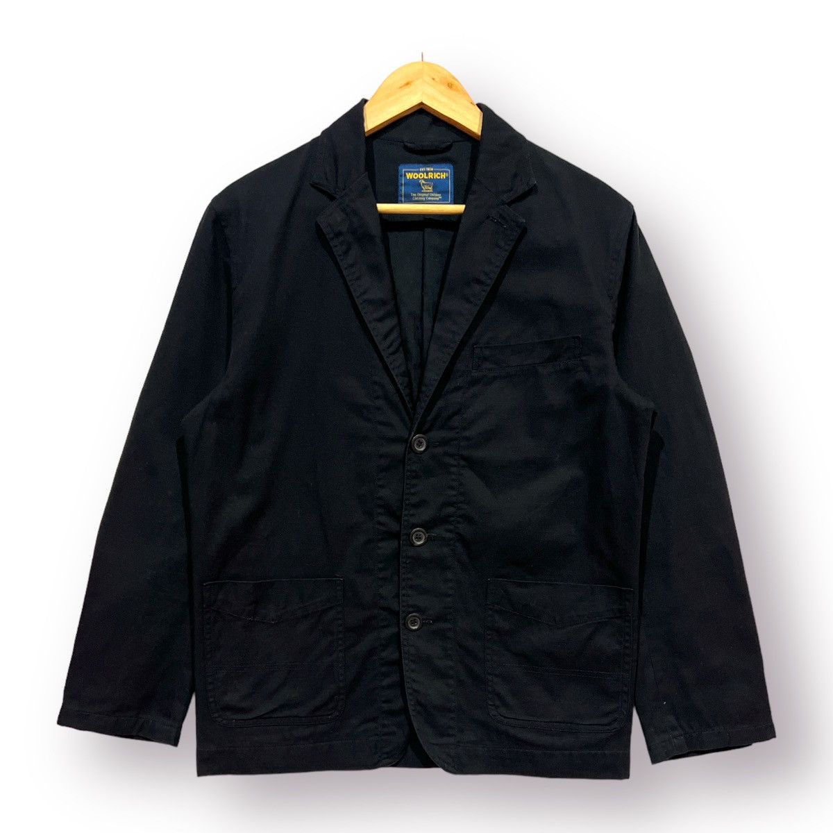 Japanese Brand 🔥 Woolrich black Ripstop blazer jacket Size US S / EU 44-46 / 1 - 1 Thumbnail