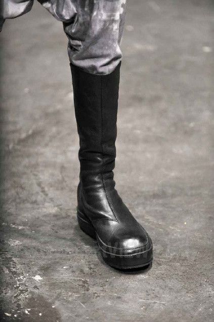 Julius GRAIL! FW12 backzip boots.Like Rick Owens or Guidi Size US 9.5 / EU 42-43 - 2 Thumbnail
