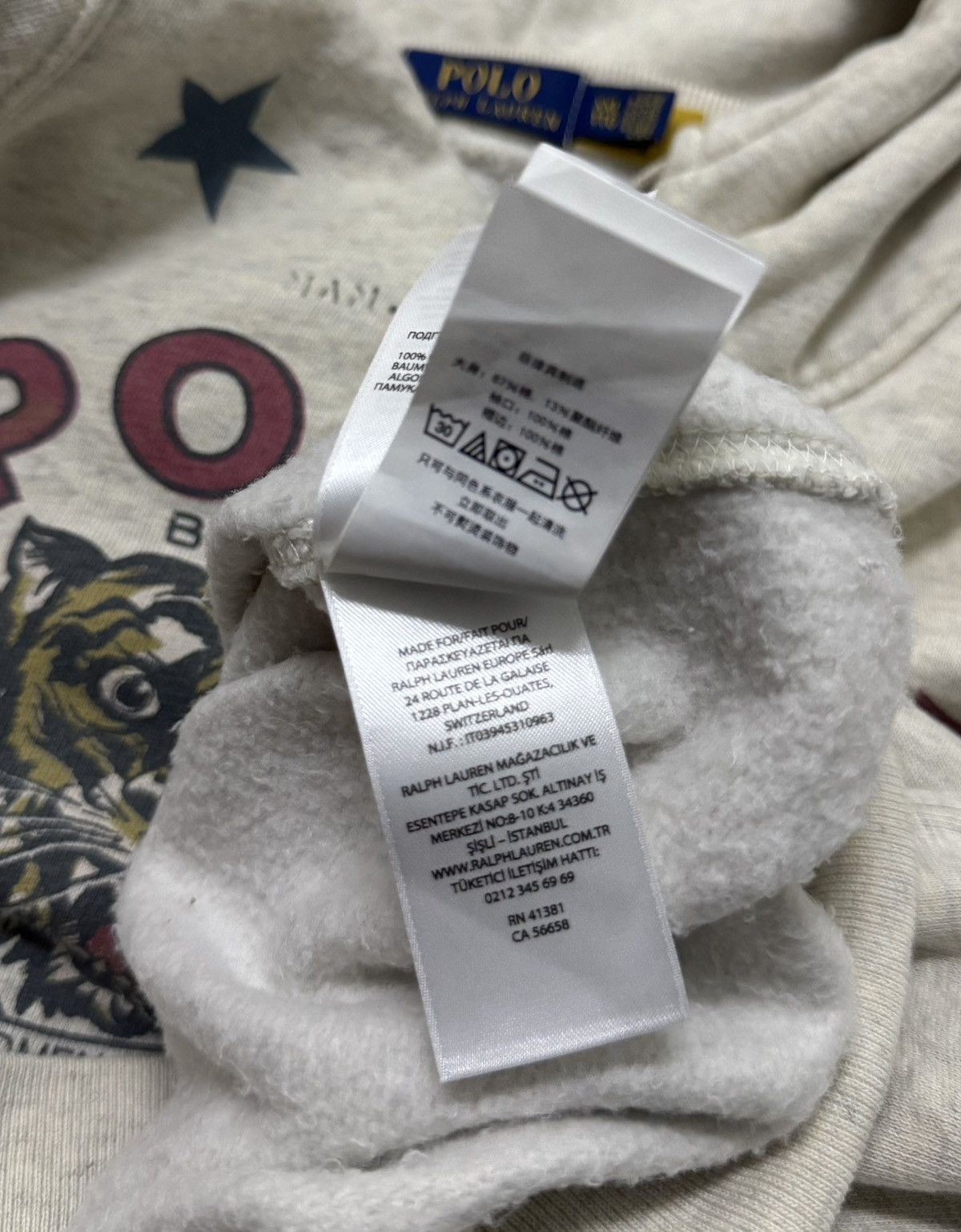 Polo Ralph Lauren Very Rare Design Vtg POLO RALPH LAUREN Hoodies Size US XXL / EU 58 / 5 - 14 Thumbnail