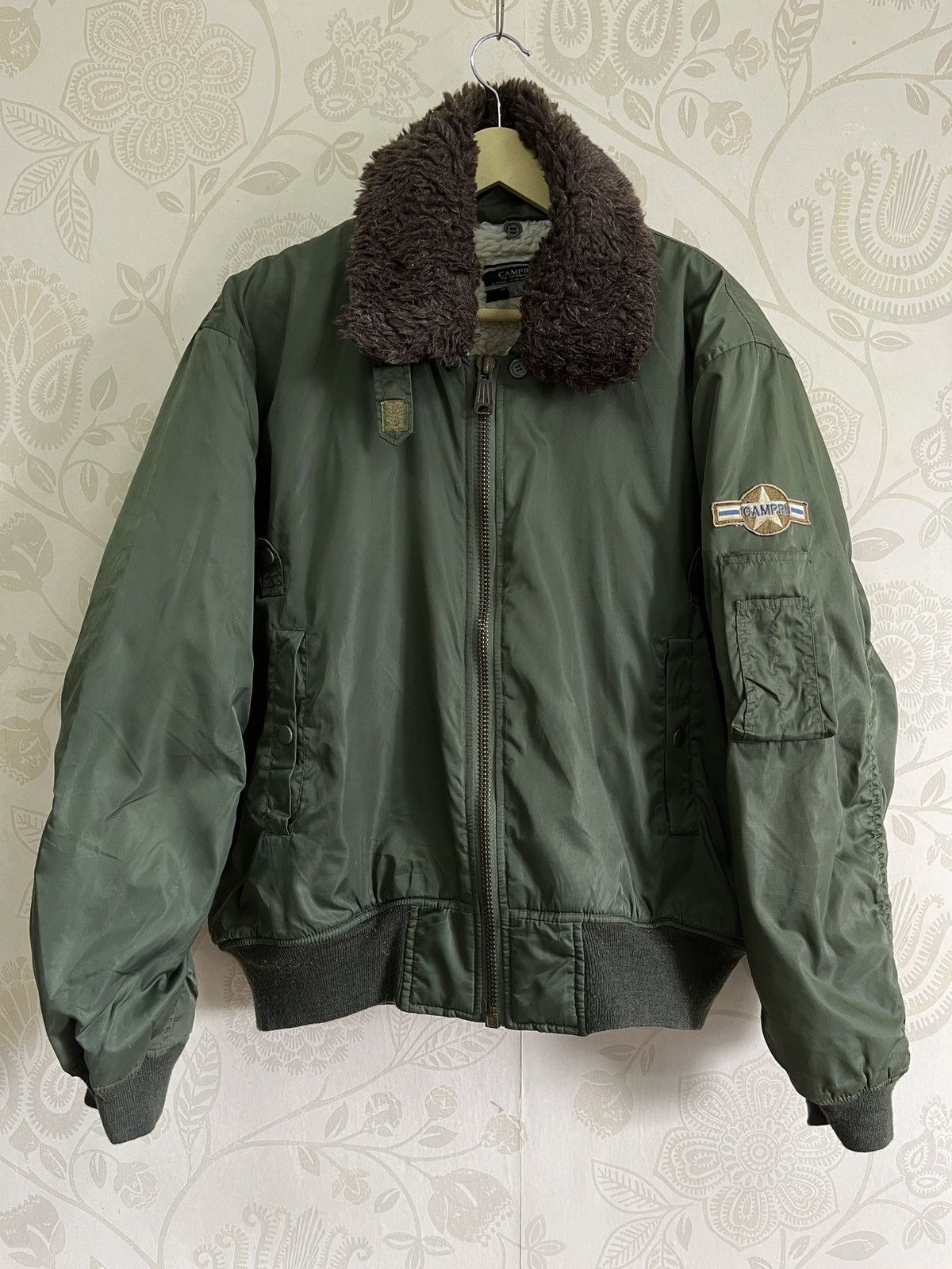 Vintage Vintage Army Military Bomber Campri Jacket Size US L / EU 52-54 / 3 - 3 Thumbnail