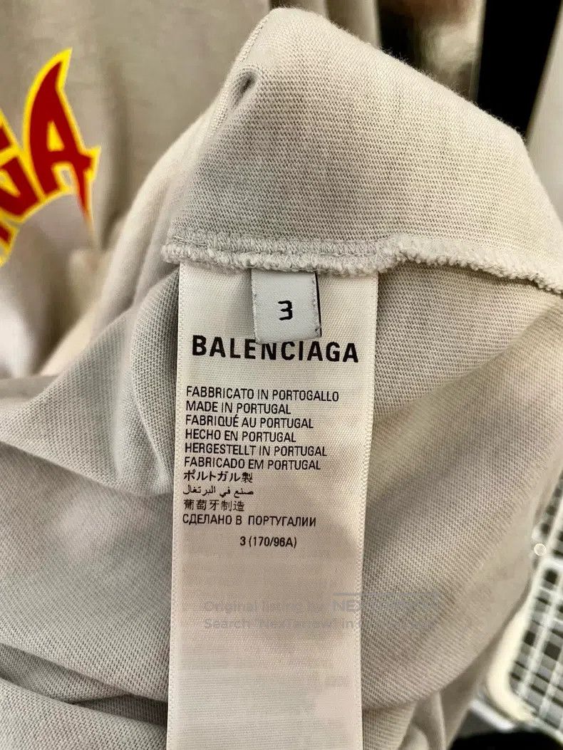 Balenciaga Balenciaga Rock Band Series Lightning Letter Pattern Round Size US L / EU 52-54 / 3 - 5 Thumbnail