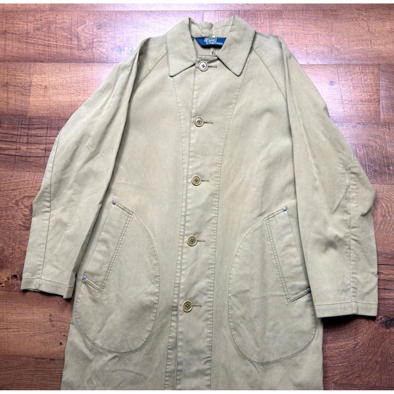 Ralph Lauren VTG 80s Polo Ralph Lauren Twill Cotton Duster Trench Coat Green Men’s Size Small Coat Size US S / EU 44-46 / 1 - 2 Thumbnail