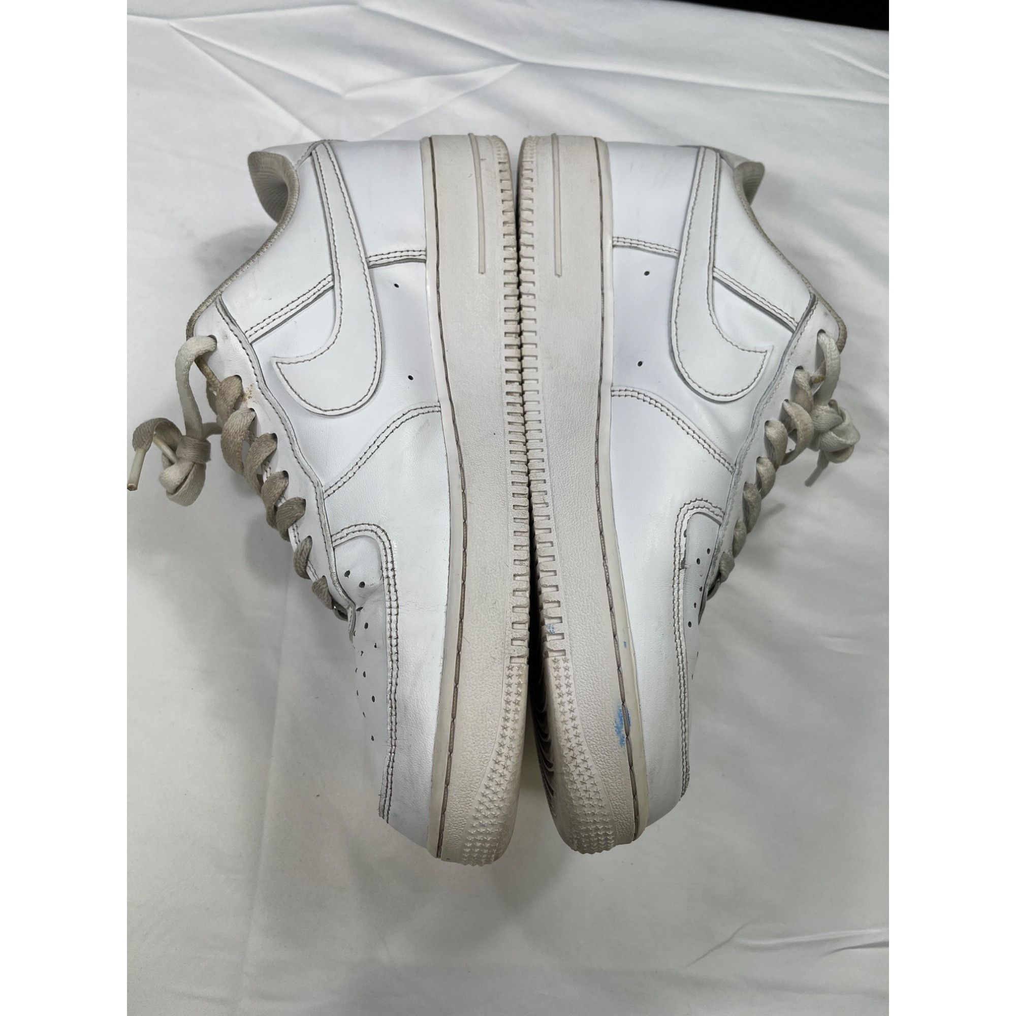 Nike Nike Mens White Air Force 1 Sneakers Size 11.5 SKU 7450 Size US 11.5 / EU 44-45 - 2 Thumbnail