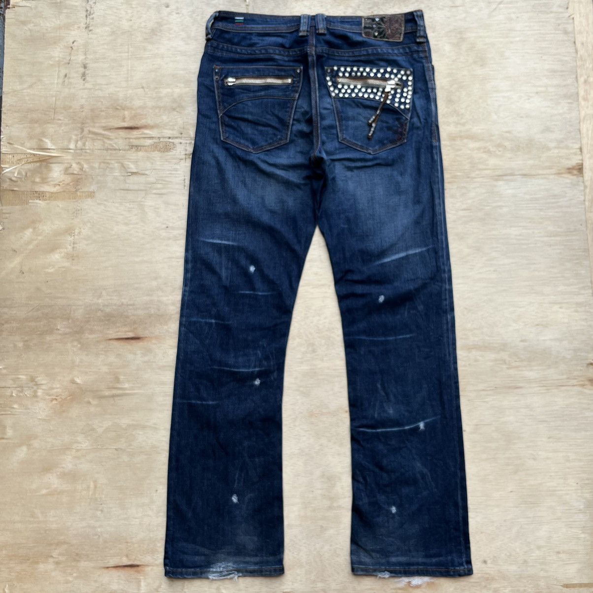 Diesel DIESEL INDUSTRY DISTRESSED DENIM REG FIT Size US 34 / EU 50 - 2 Thumbnail