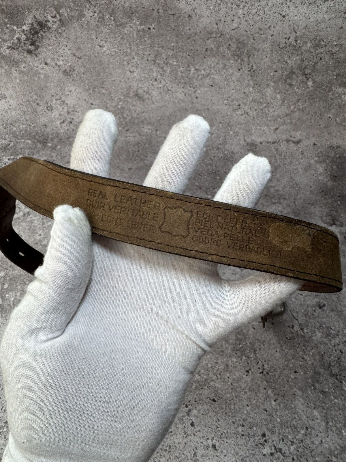 Levi's × Vintage Levi’s Leather Brown Belt Size ONE SIZE - 4 Thumbnail
