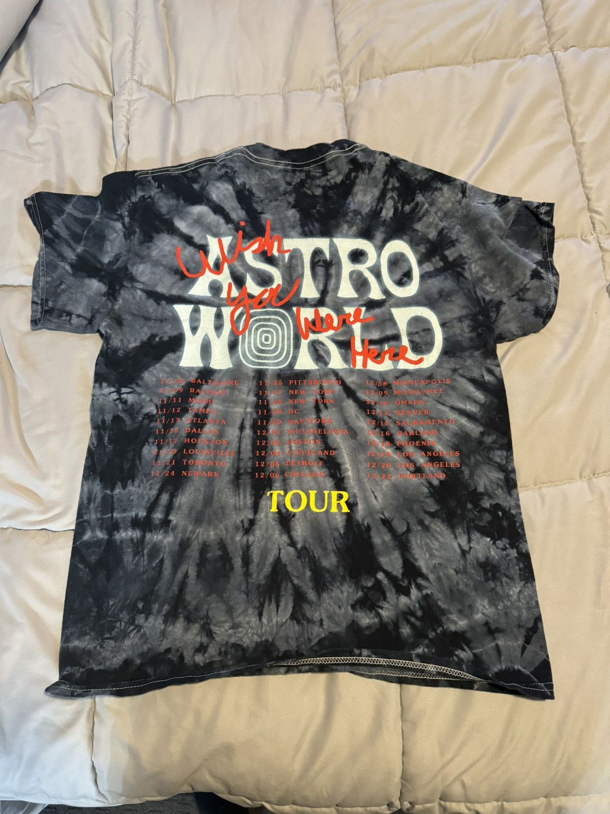 Travis Scott Travis Scott no bystanders Astro world tee shirt Size US M / EU 48-50 / 2 - 2 Thumbnail