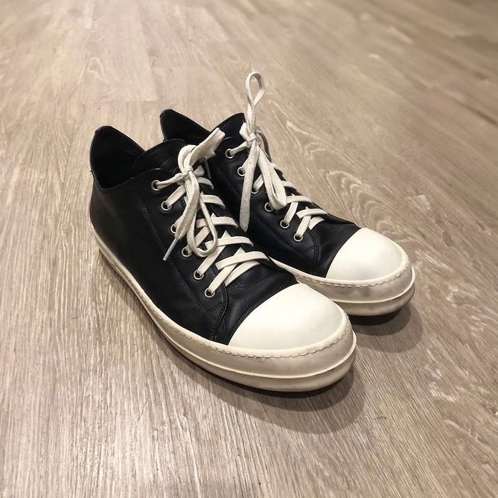 Rick owens ramones low on sale leather