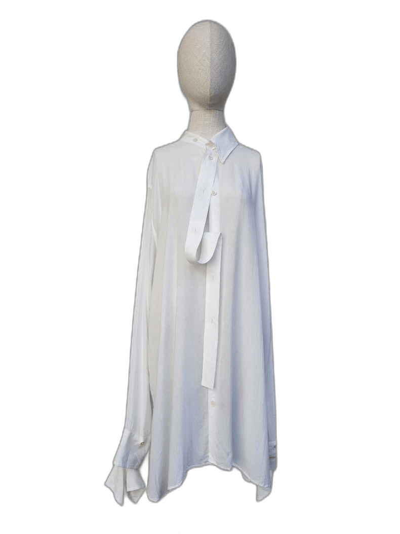 Ann Demeulemeester Ann Demeulemeester Silk Oversized Shirt Size M / US 6-8 / IT 42-44 - 1 Thumbnail