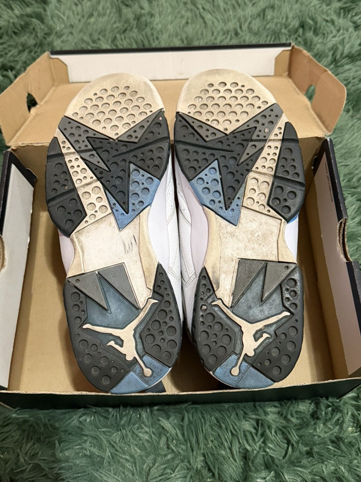 Nike jordan retro 7 french blue 2012 Size US 8 / EU 41 - 6 Thumbnail