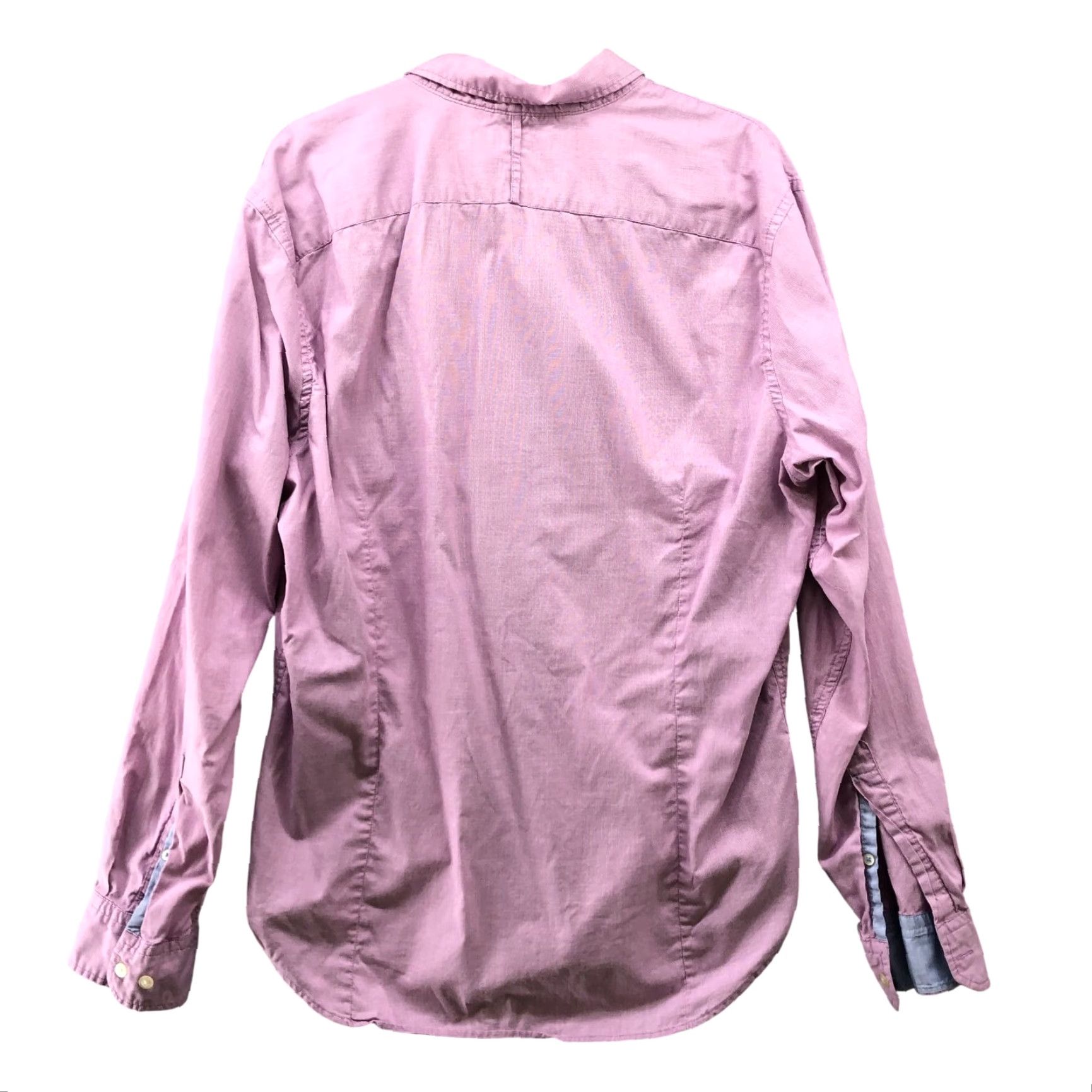 Banana Republic Banana Republic Custom Wash Shirt Mens L Grant Fit Long Sleeve Pink Mauve Size US L / EU 52-54 / 3 - 2 Thumbnail