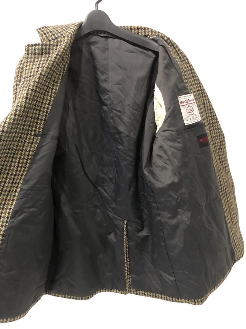Harris Tweed × Vintage Vintage Harris Tweed Wool Jacket Blazers Size 40L - 8 Thumbnail