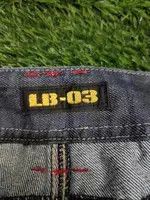 If Six Was Nine LB-03 Embroidered Design Drawstring Wide Loose Denim Pants Size US 29 - 16 Thumbnail