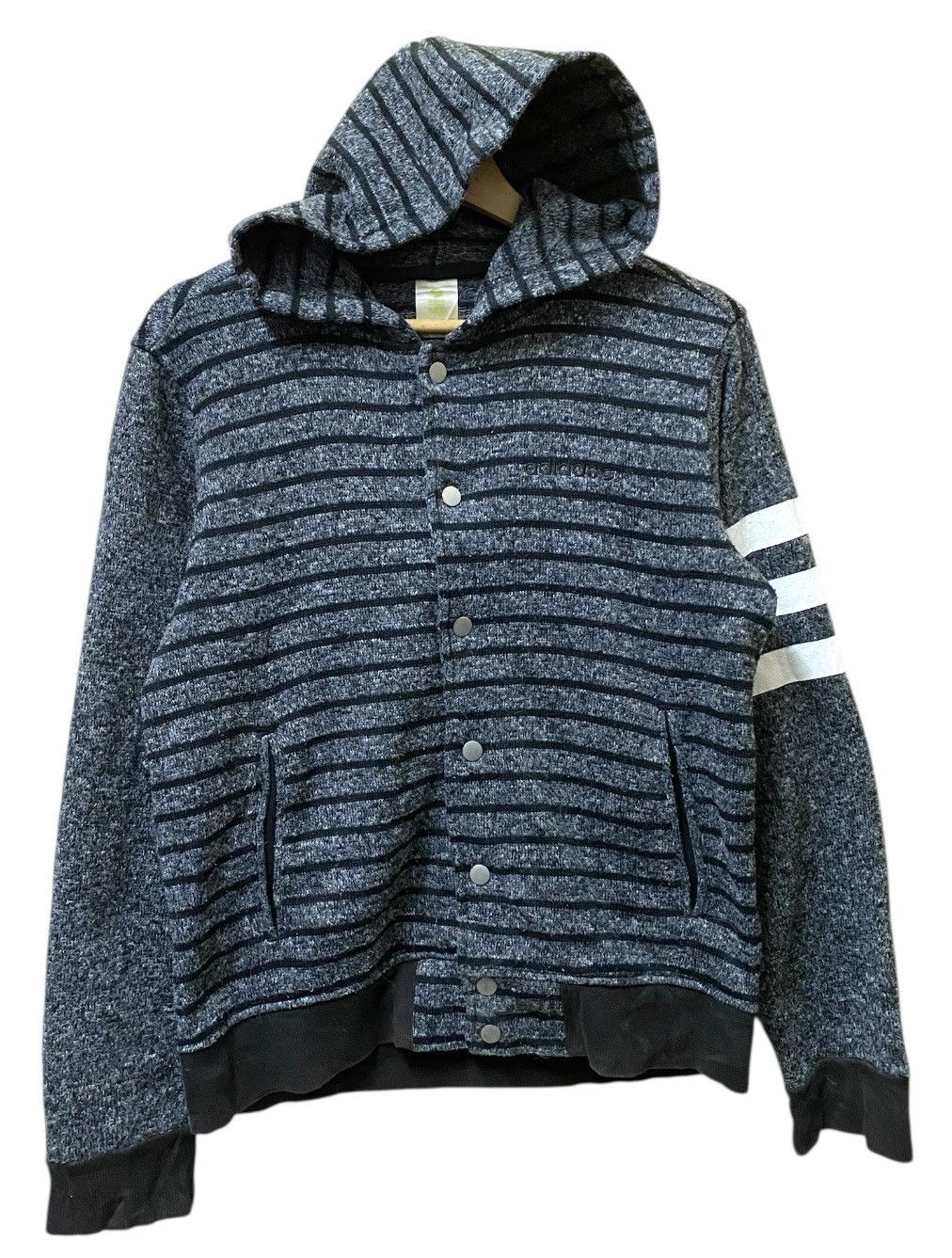 Adidas Adidas Neo Zipper Hodie Wool Snap Button Size US S / EU 44-46 / 1 - 1 Thumbnail