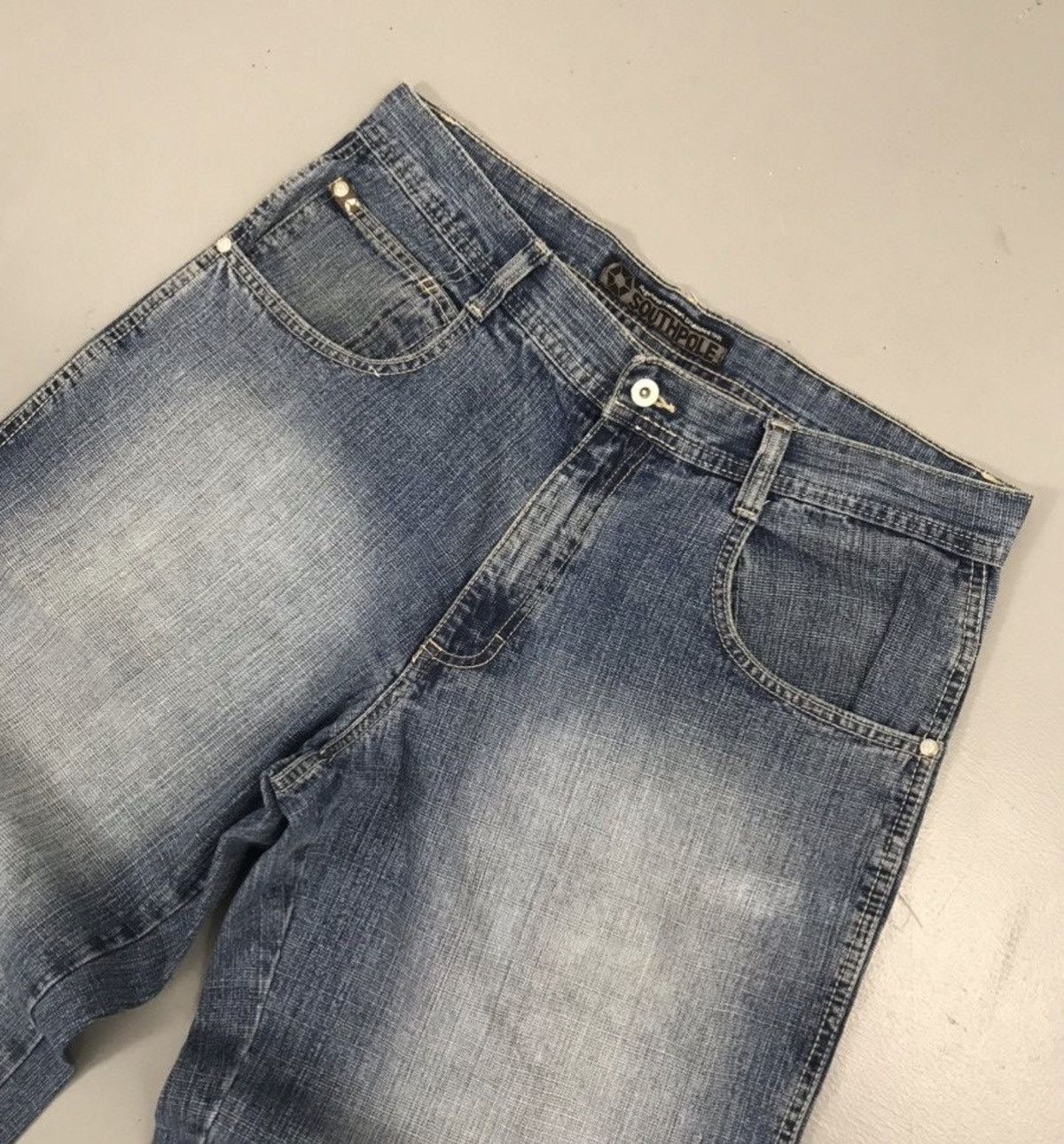 Southpole Vintage souhtpole brown tab denim Size US 36 / EU 52 - 5 Thumbnail